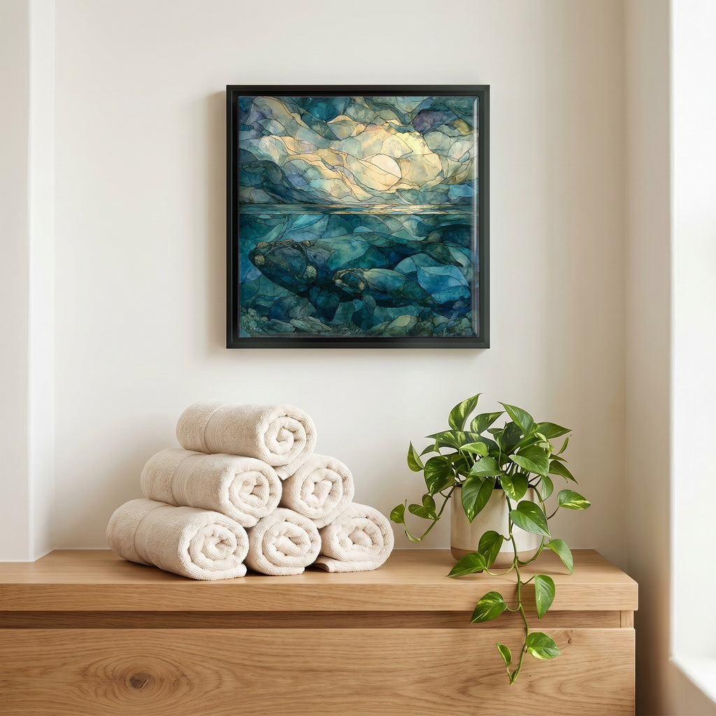 A quiet corner of the bath.