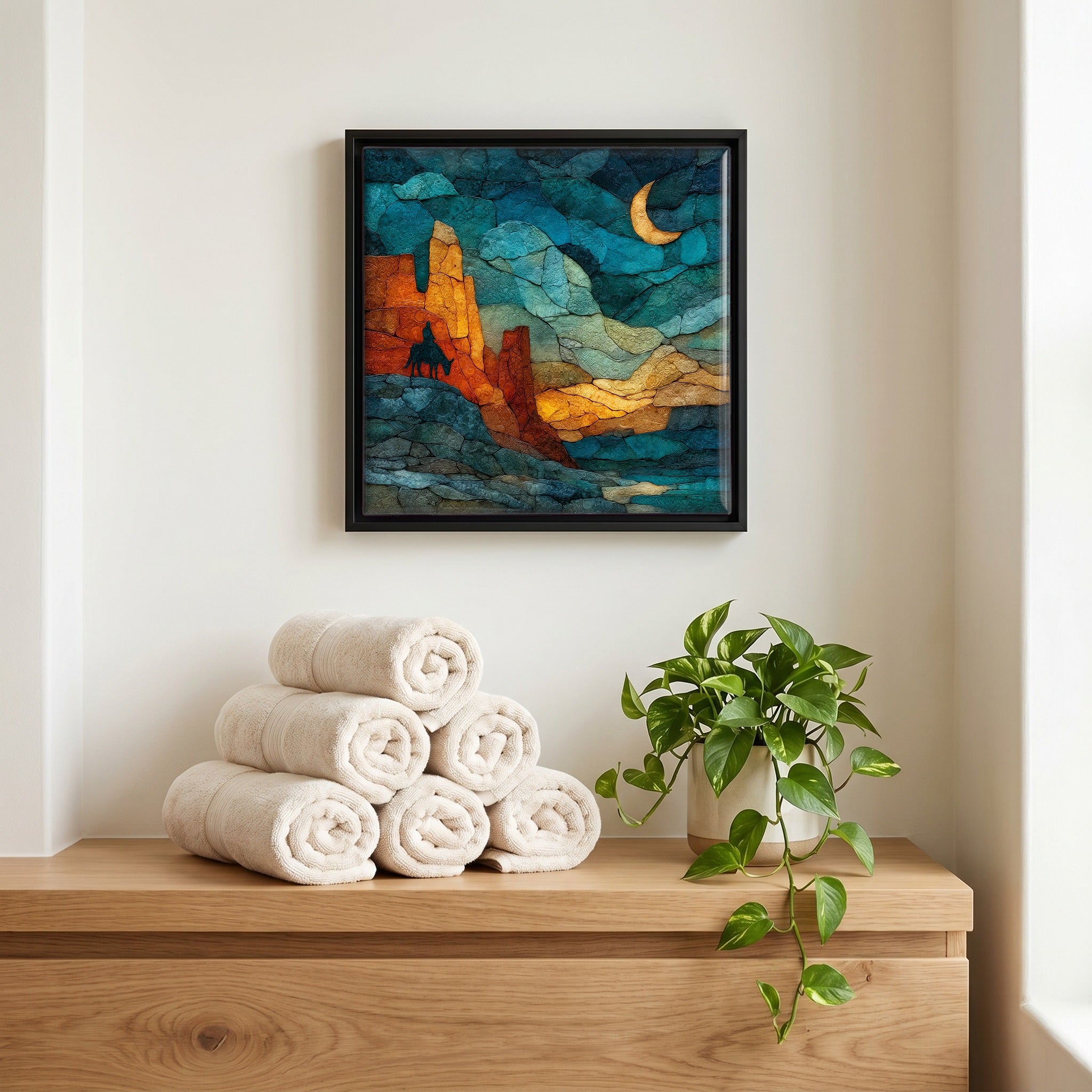 A quiet corner of the bath.