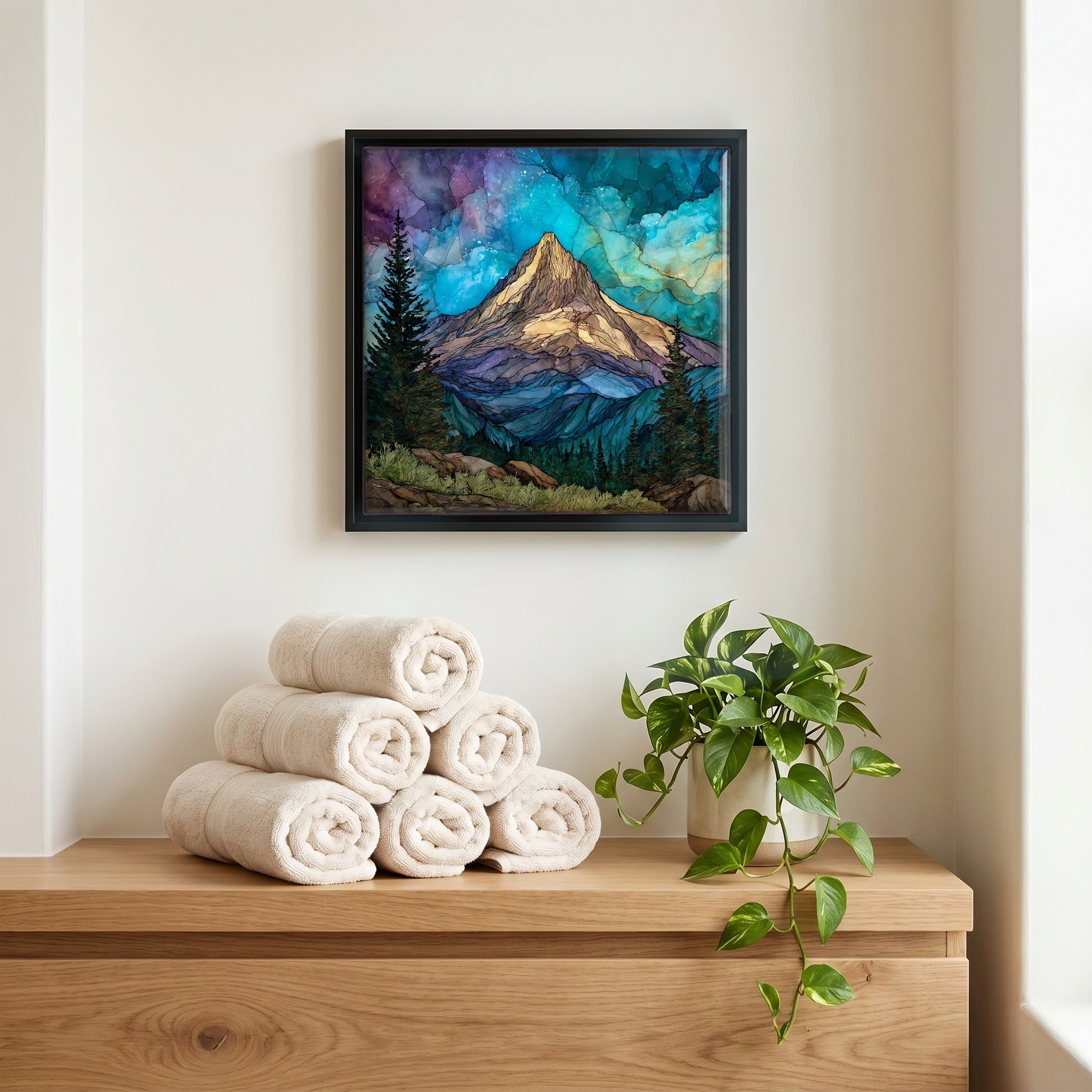 A quiet corner of the bath.