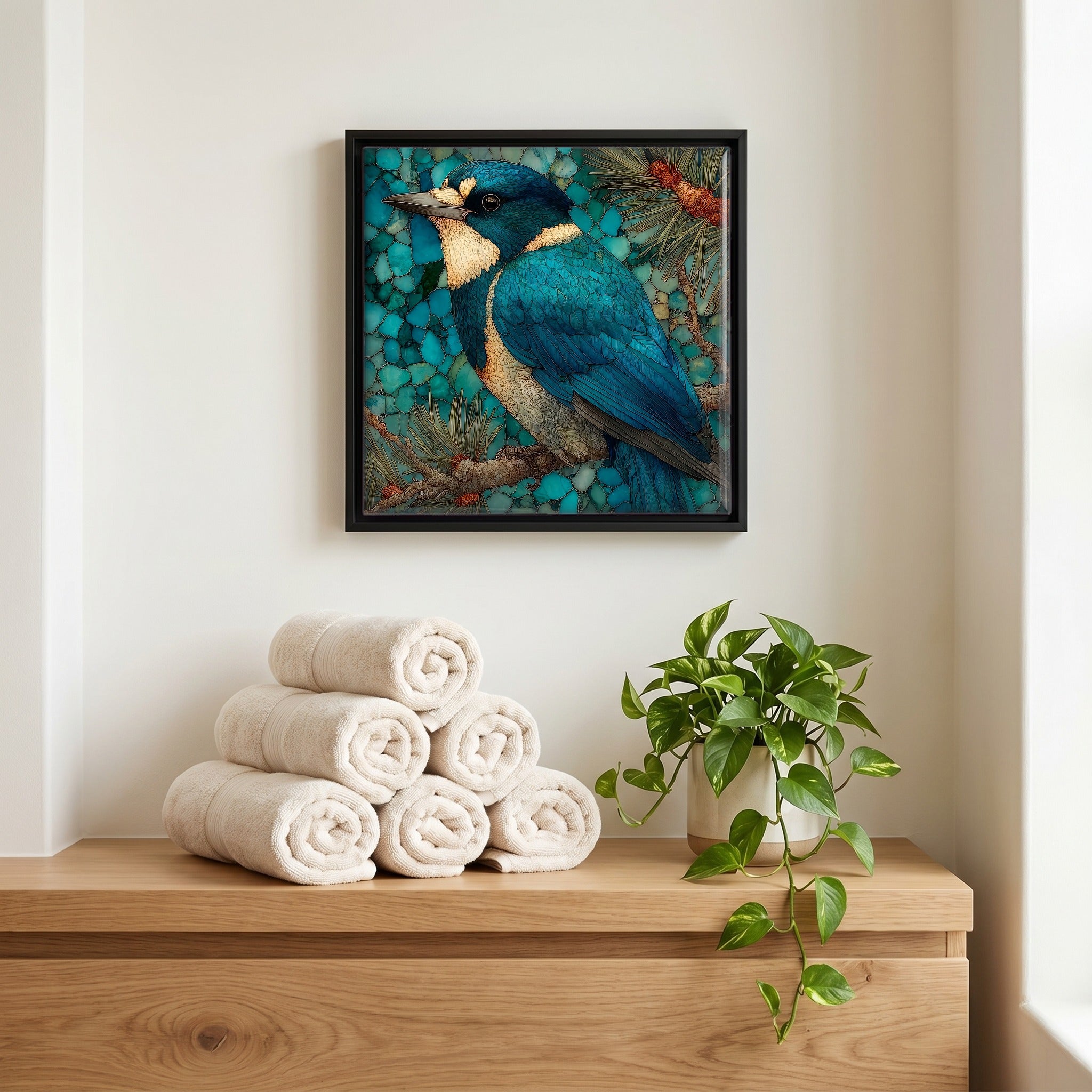 A quiet corner of the bath.