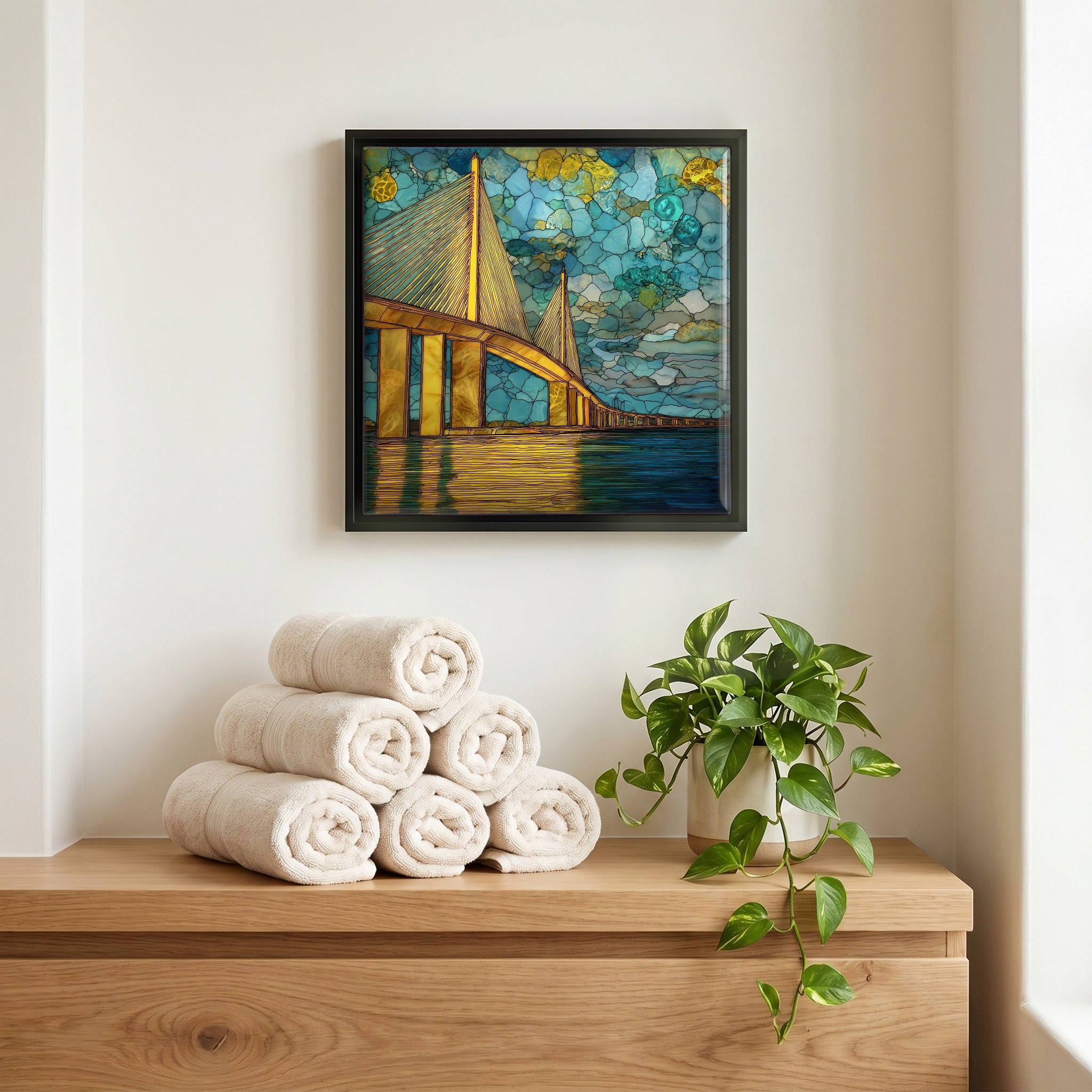 A quiet corner of the bath.