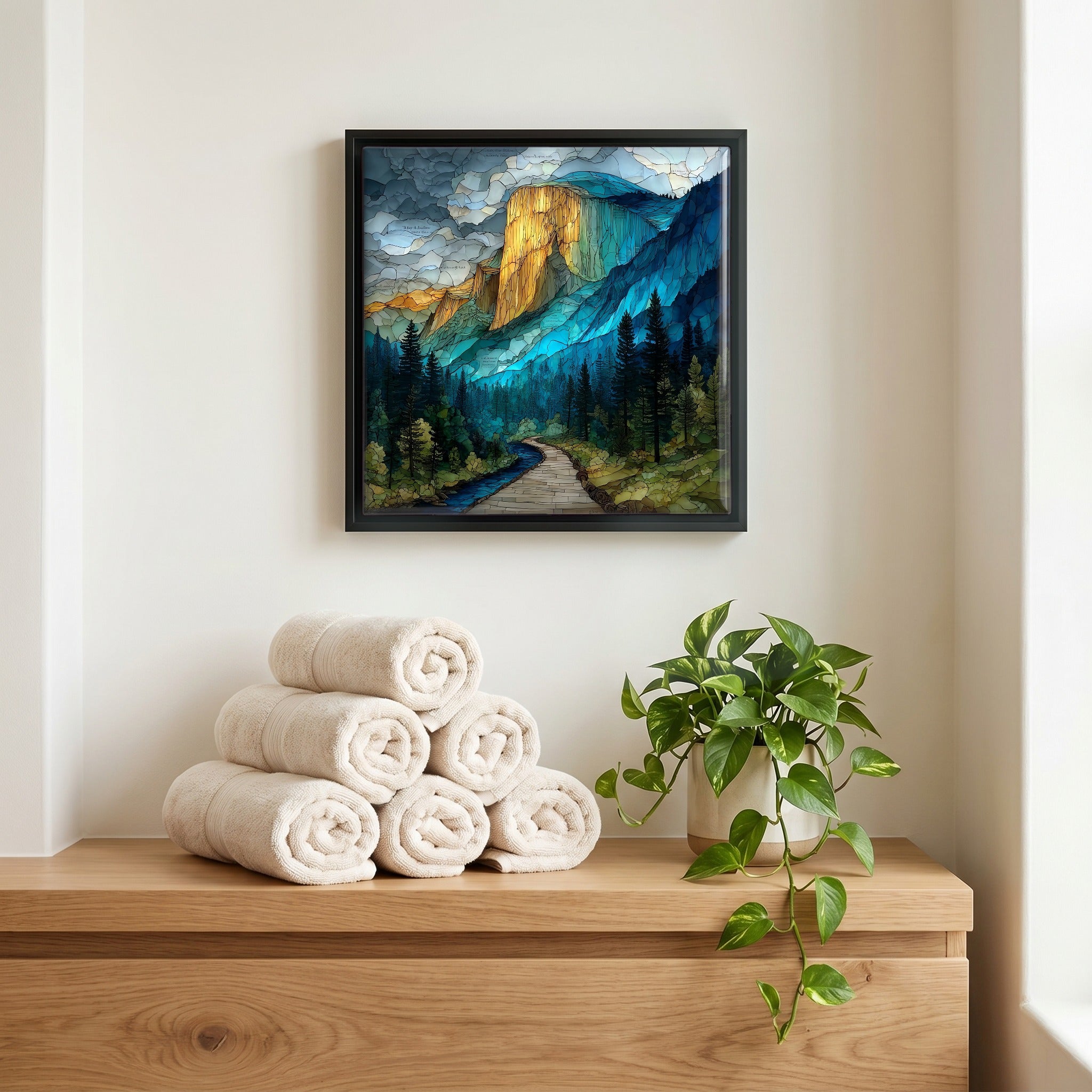 A quiet corner of the bath.