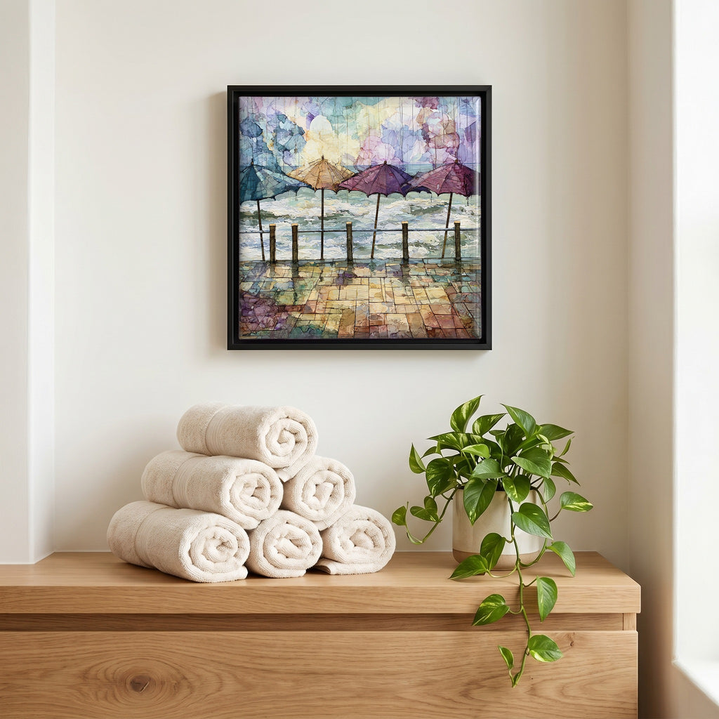 A quiet corner of the bath.