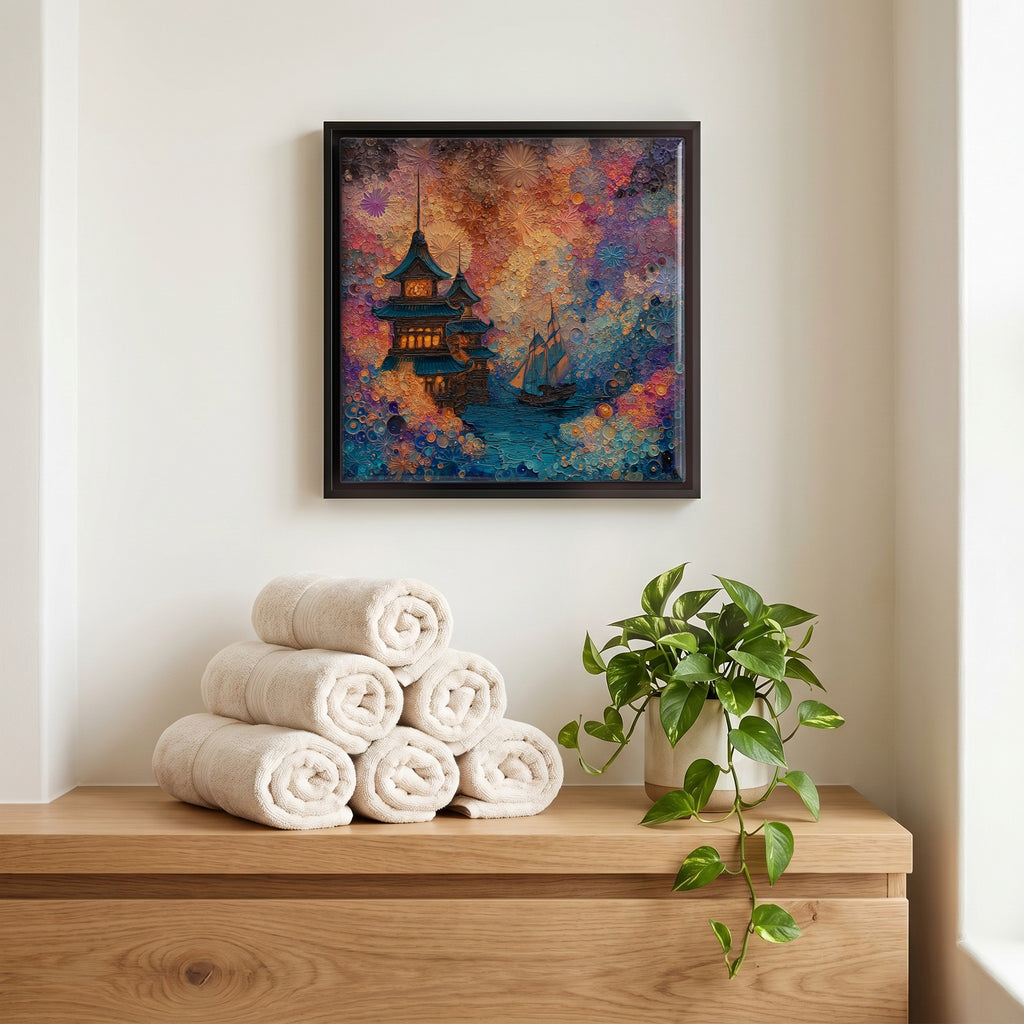 A quiet corner of the bath.