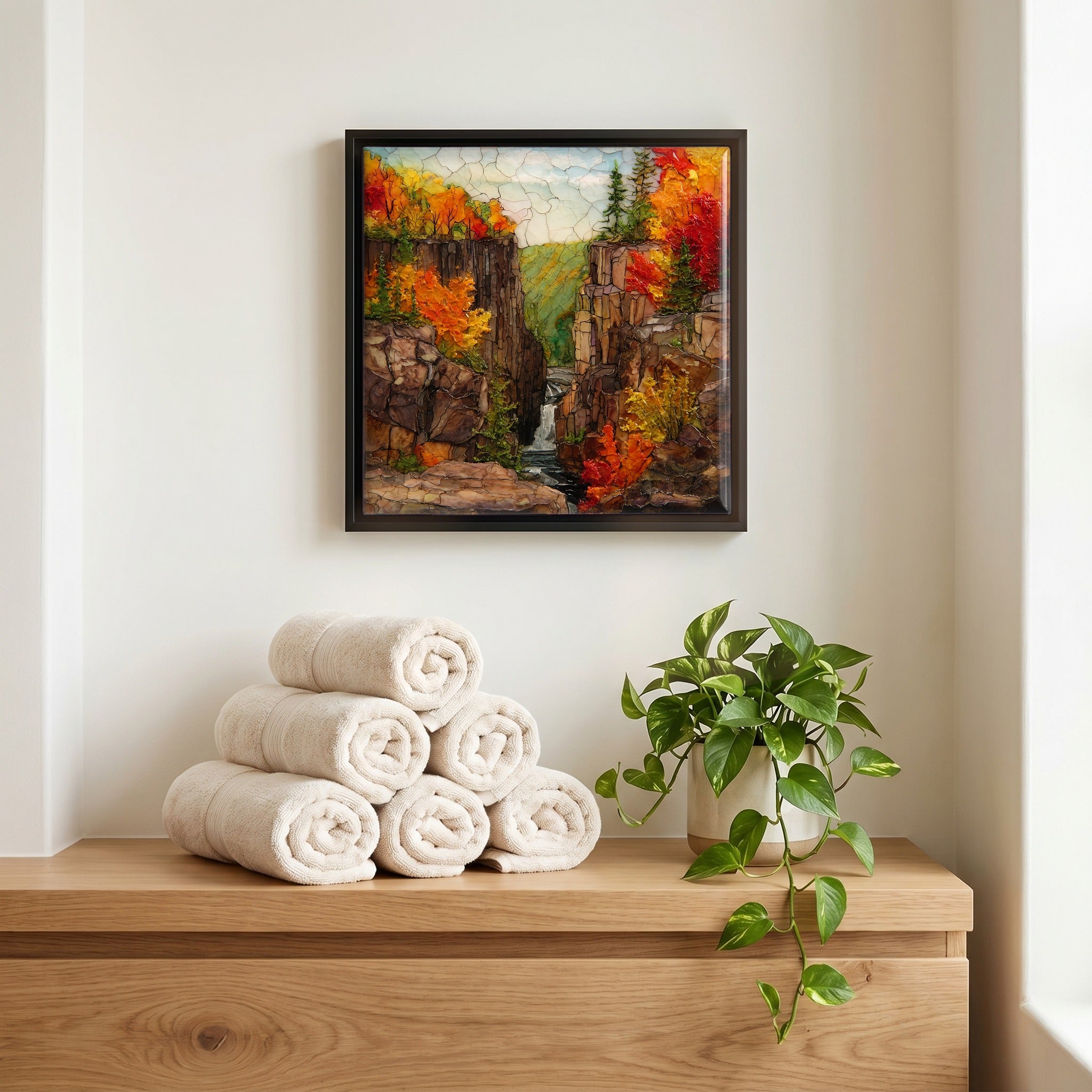 A quiet corner of the bath.