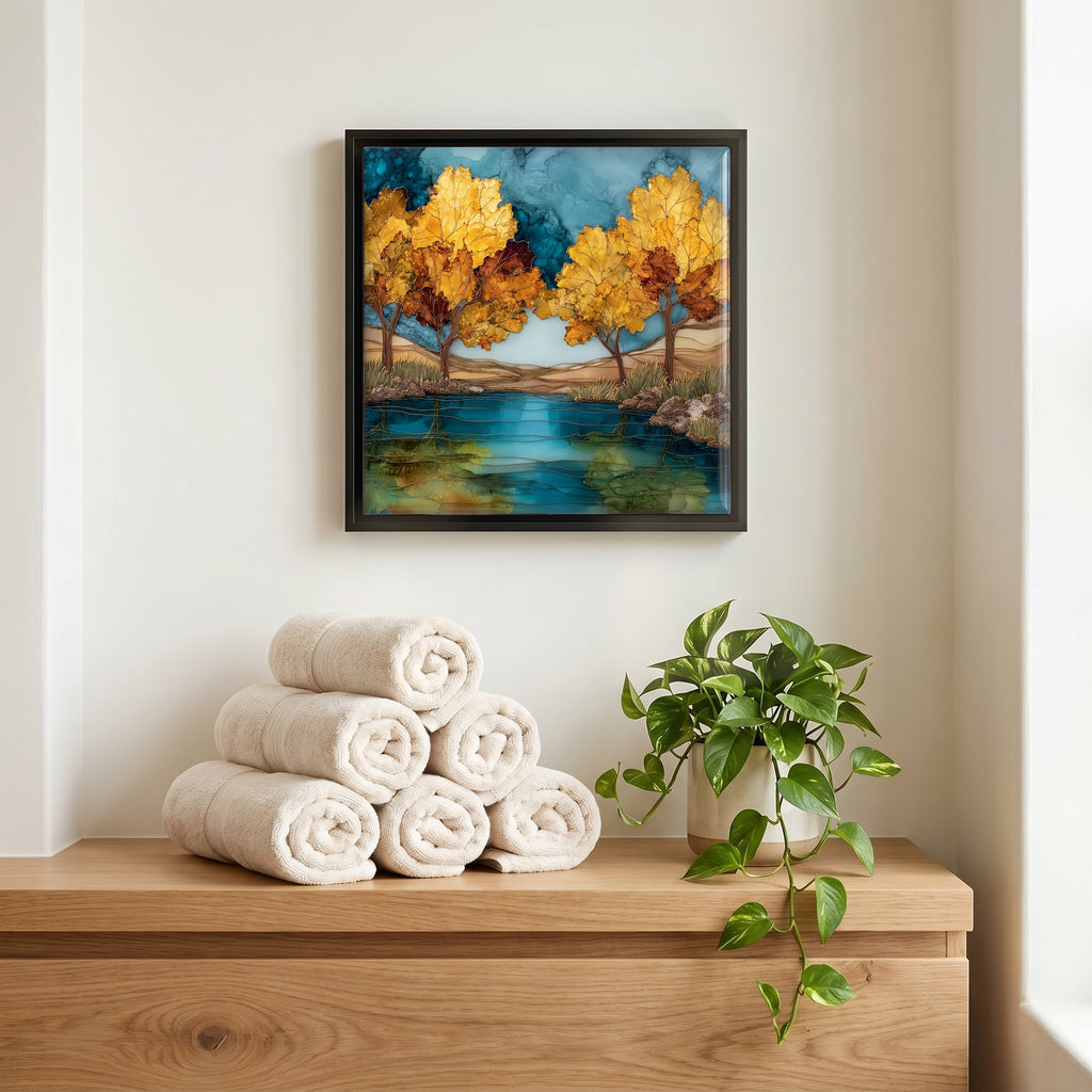 A quiet corner of the bath.