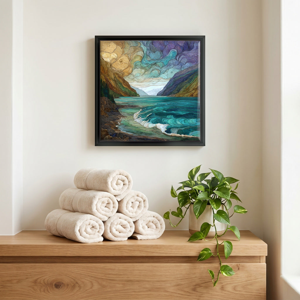 A quiet corner of the bath.