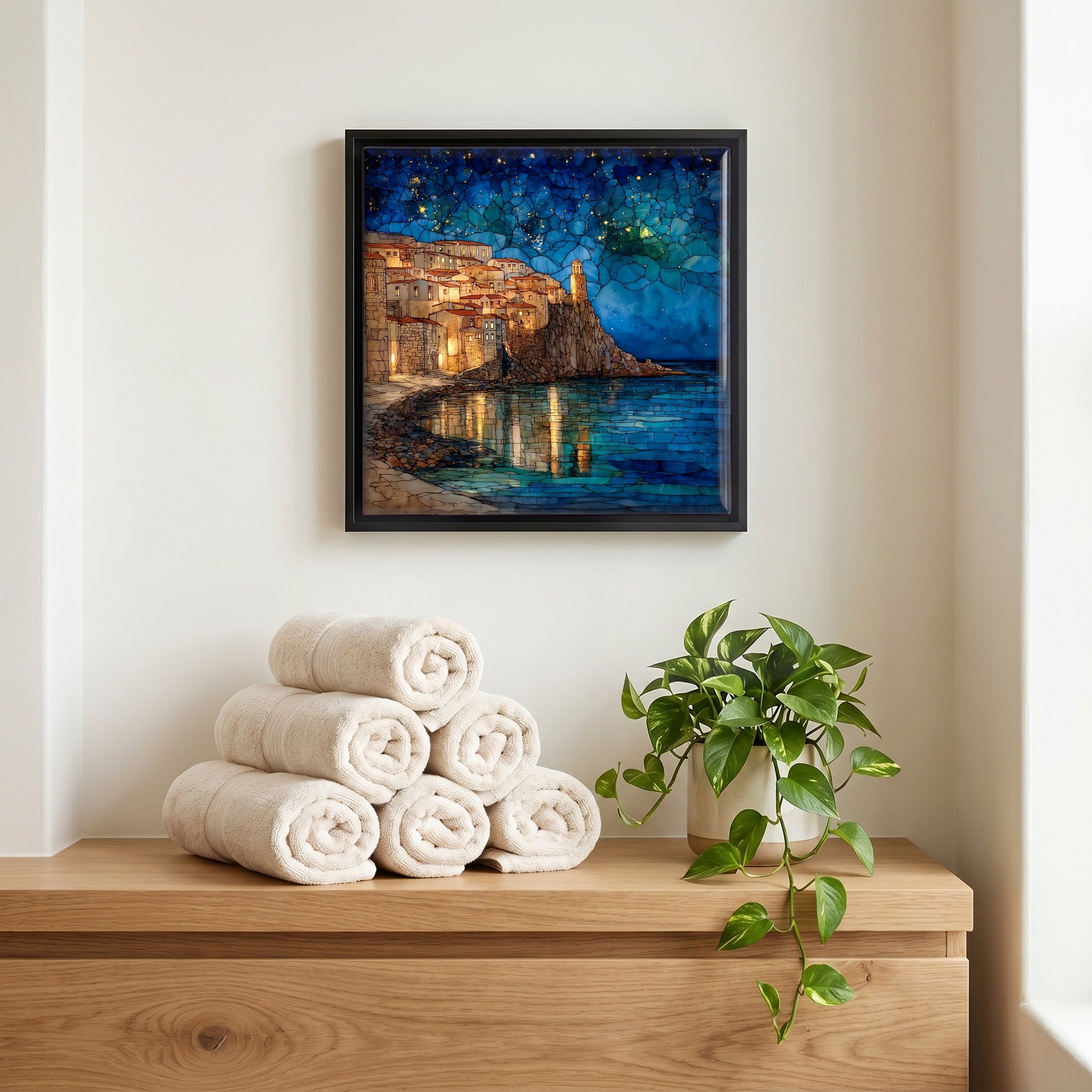 A quiet corner of the bath.