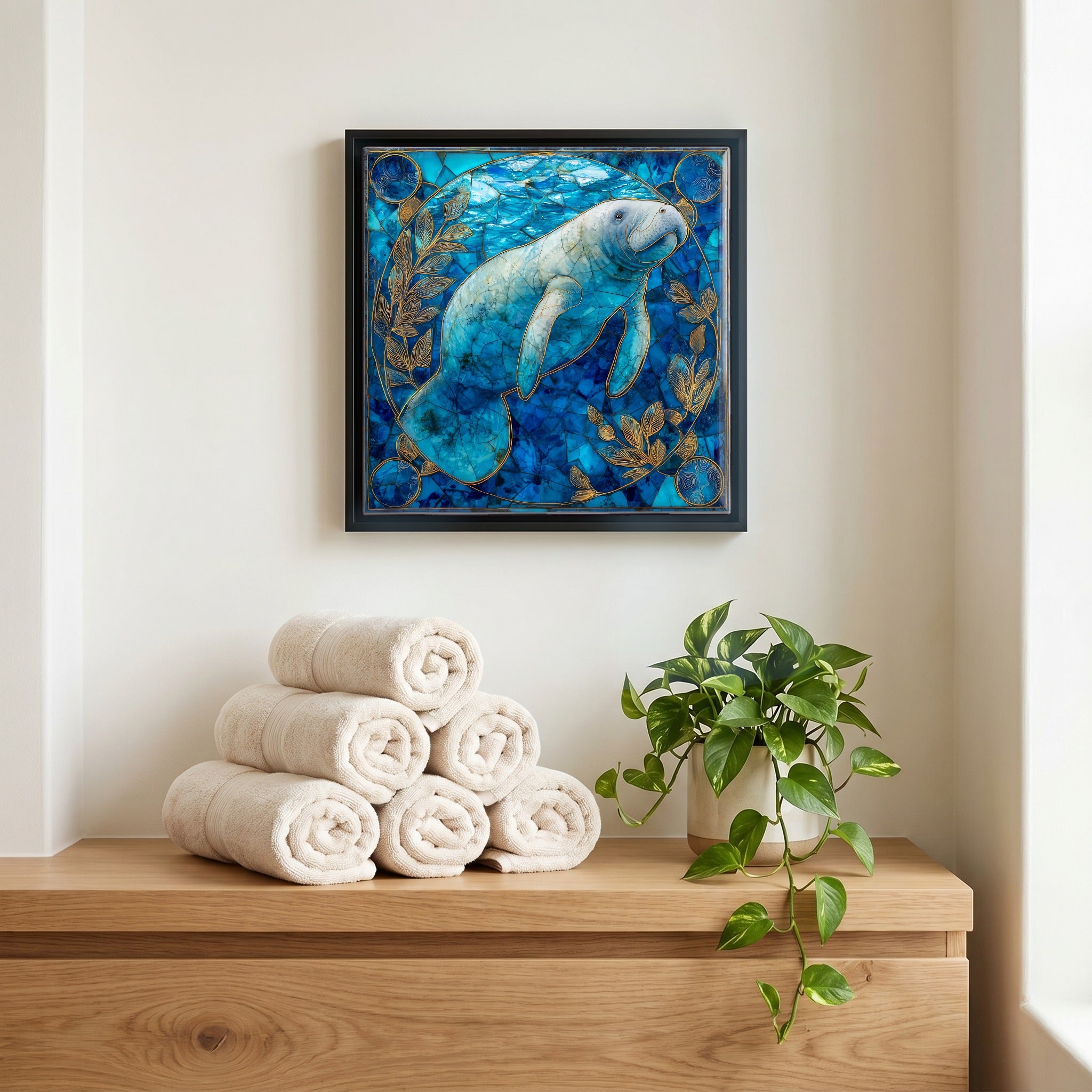 A quiet corner of the bath.