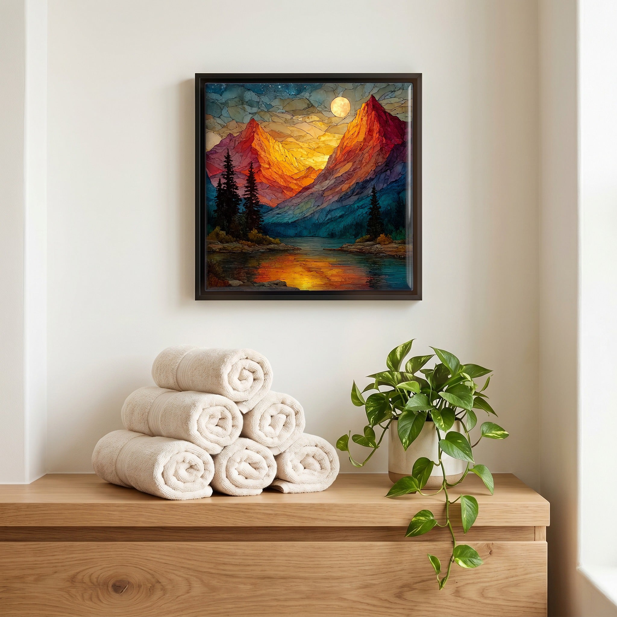 A quiet corner of the bath.