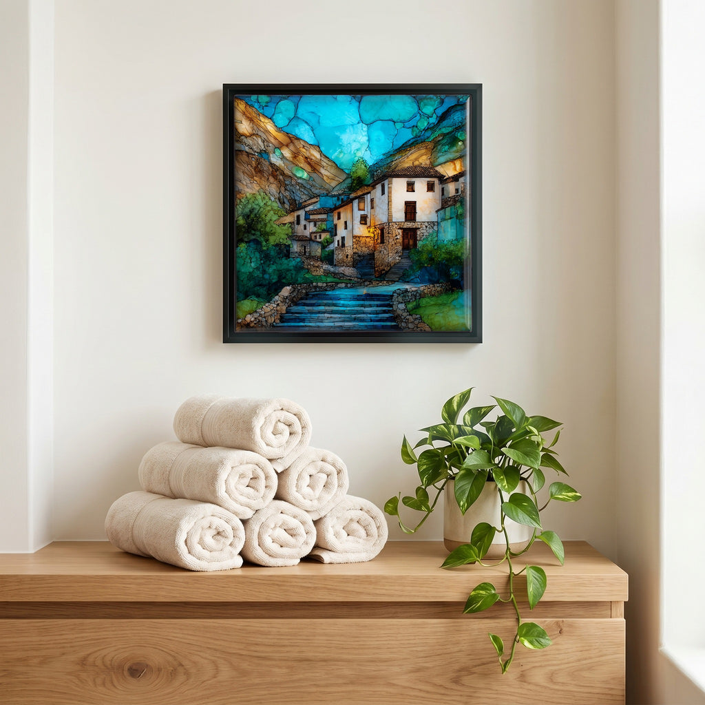 A quiet corner of the bath.