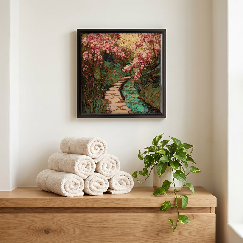 A quiet corner of the bath.