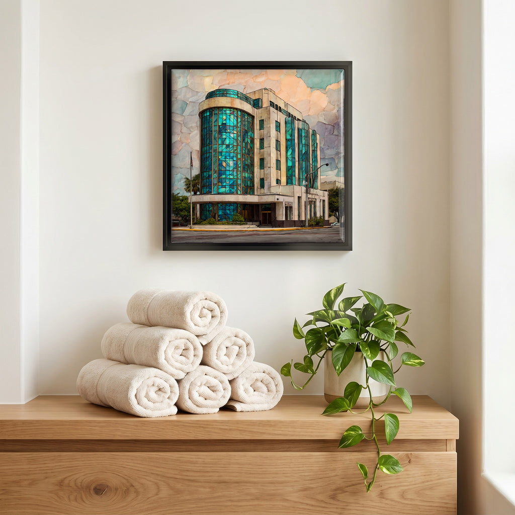 A quiet corner of the bath.
