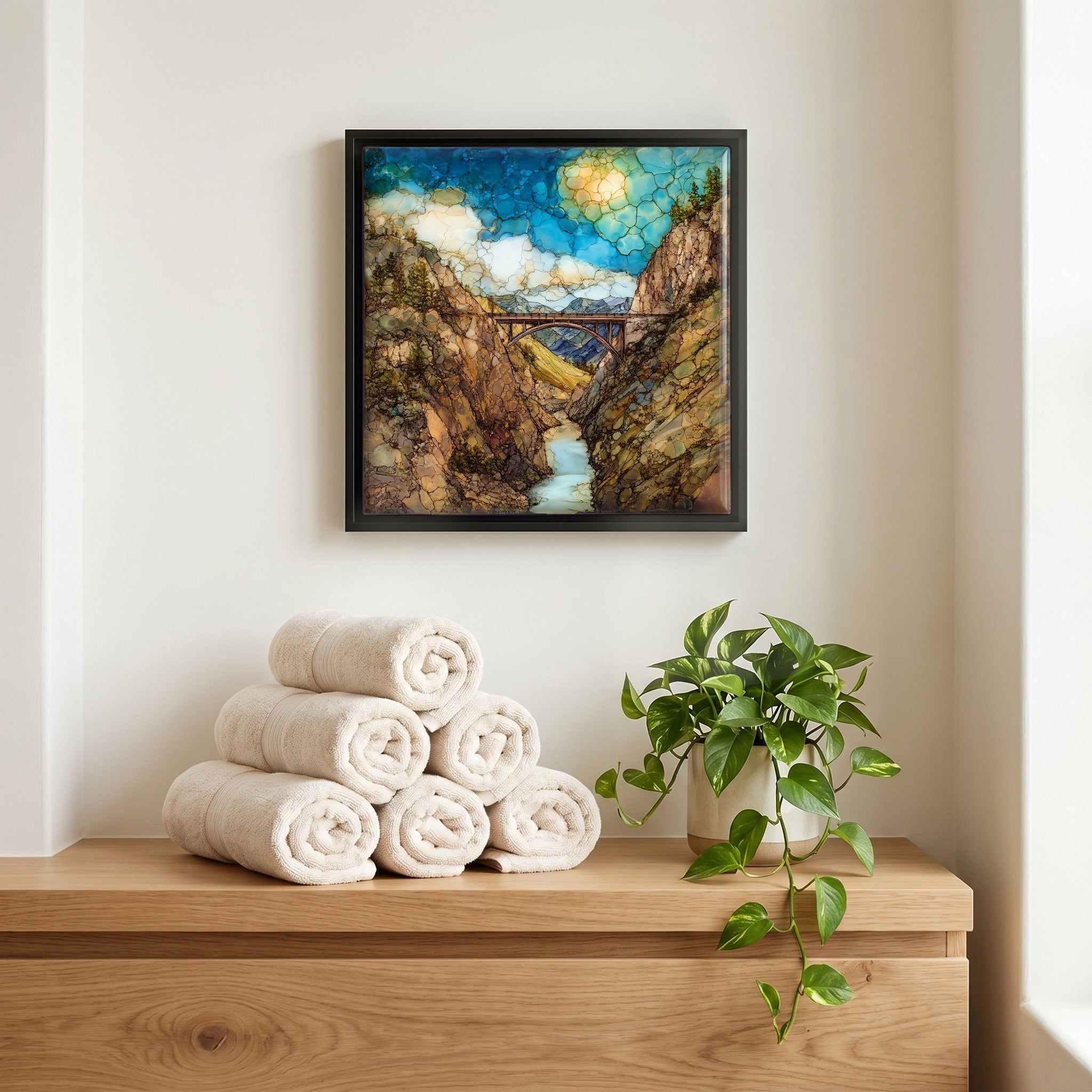 A quiet corner of the bath.