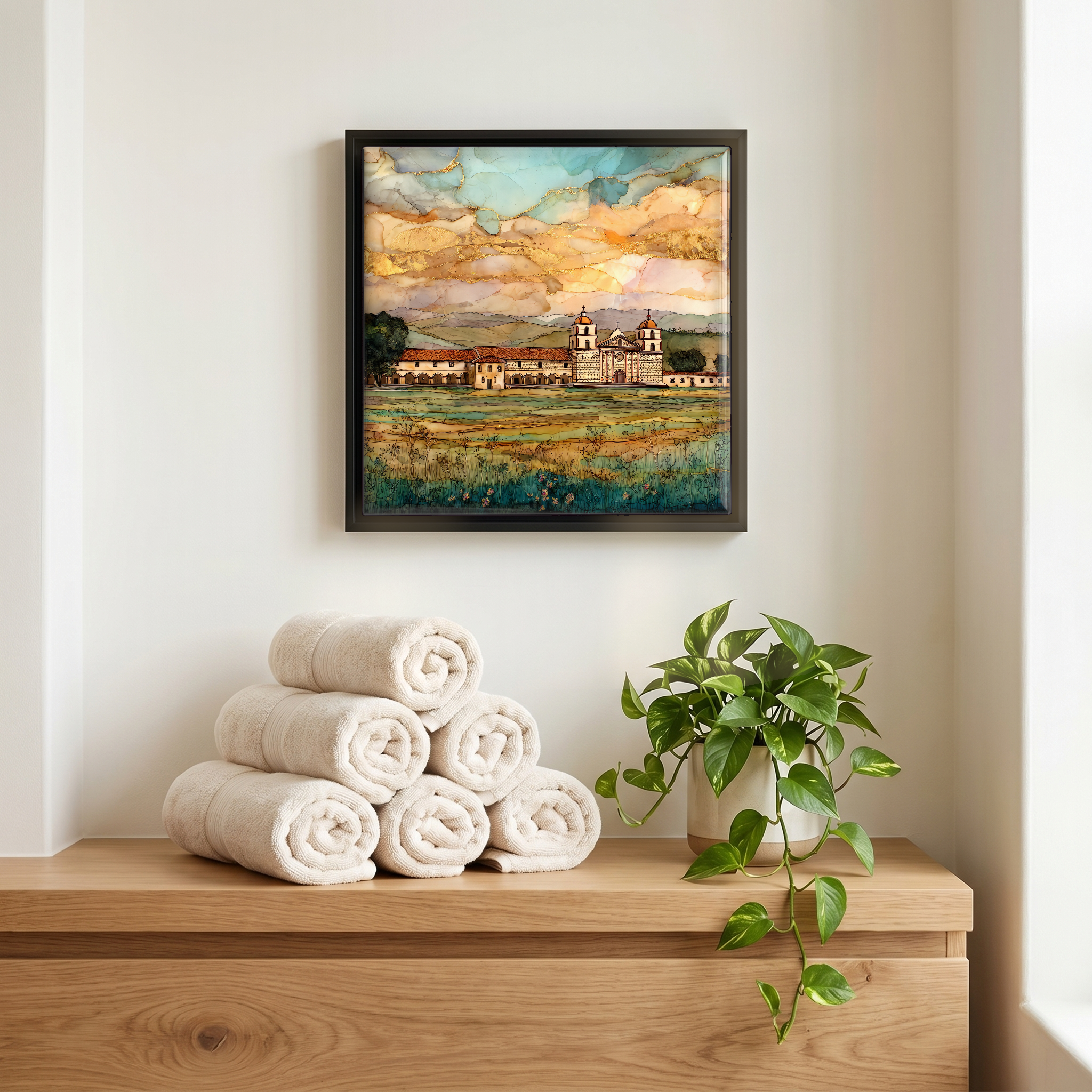 A quiet corner of the bath.