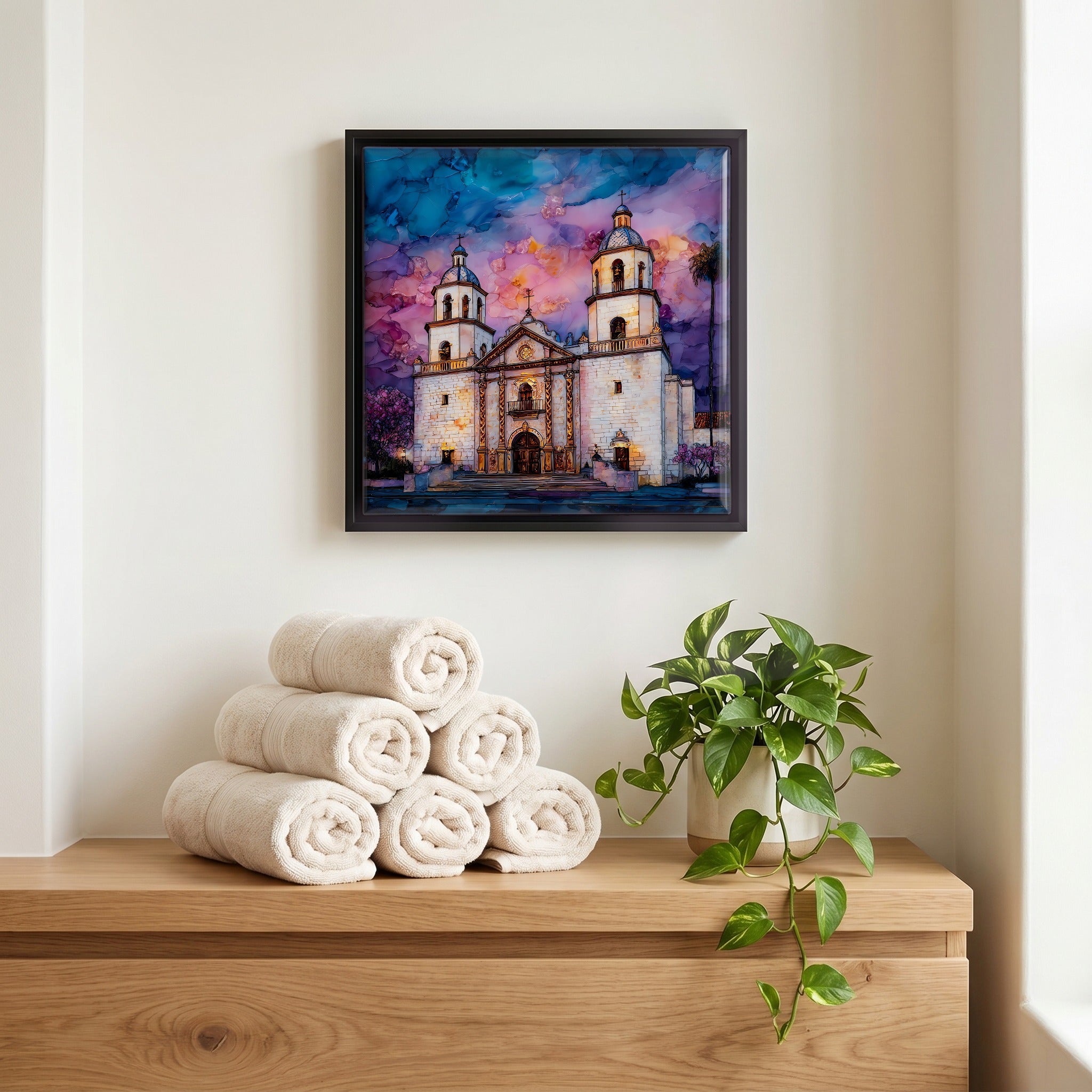 A quiet corner of the bath.