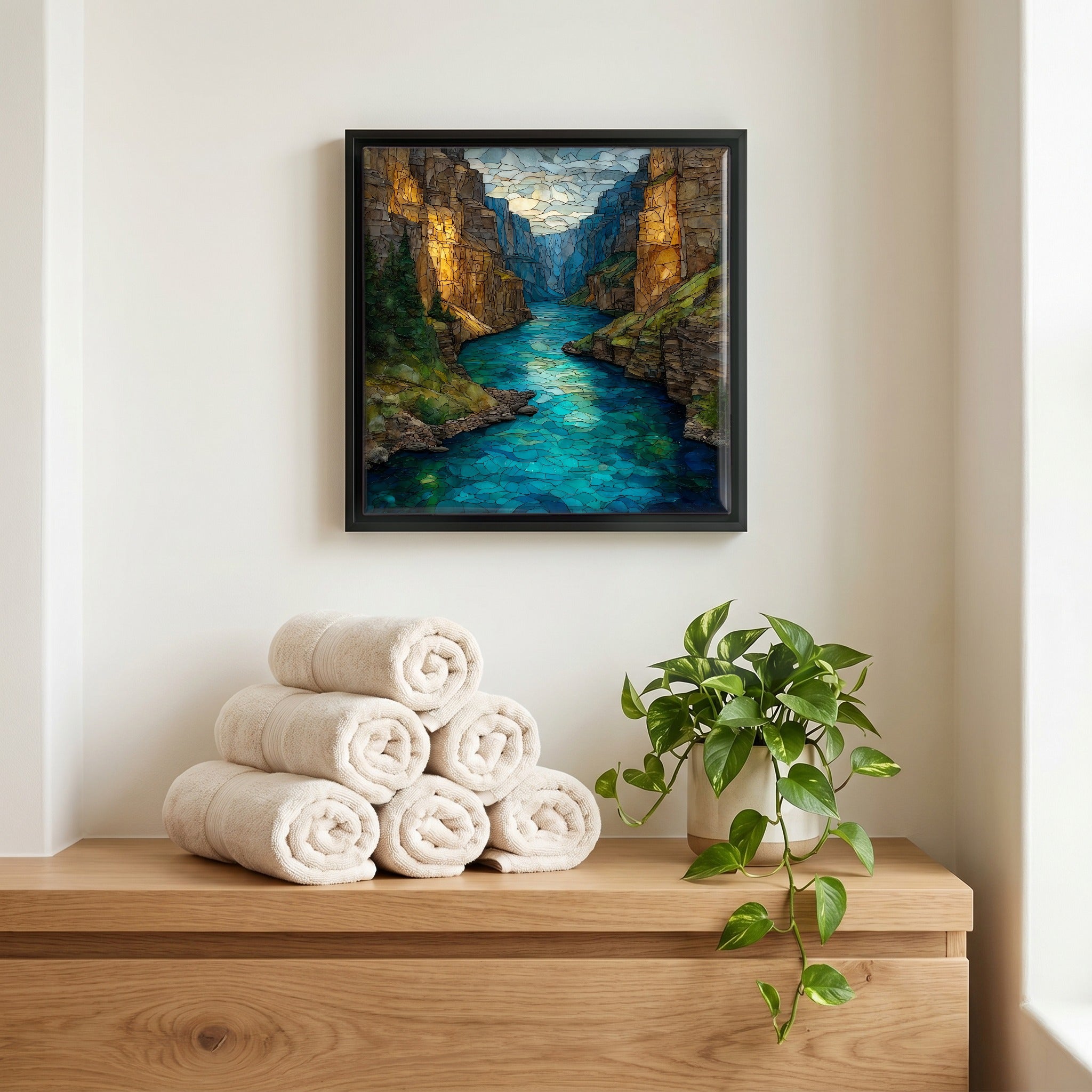 A quiet corner of the bath.