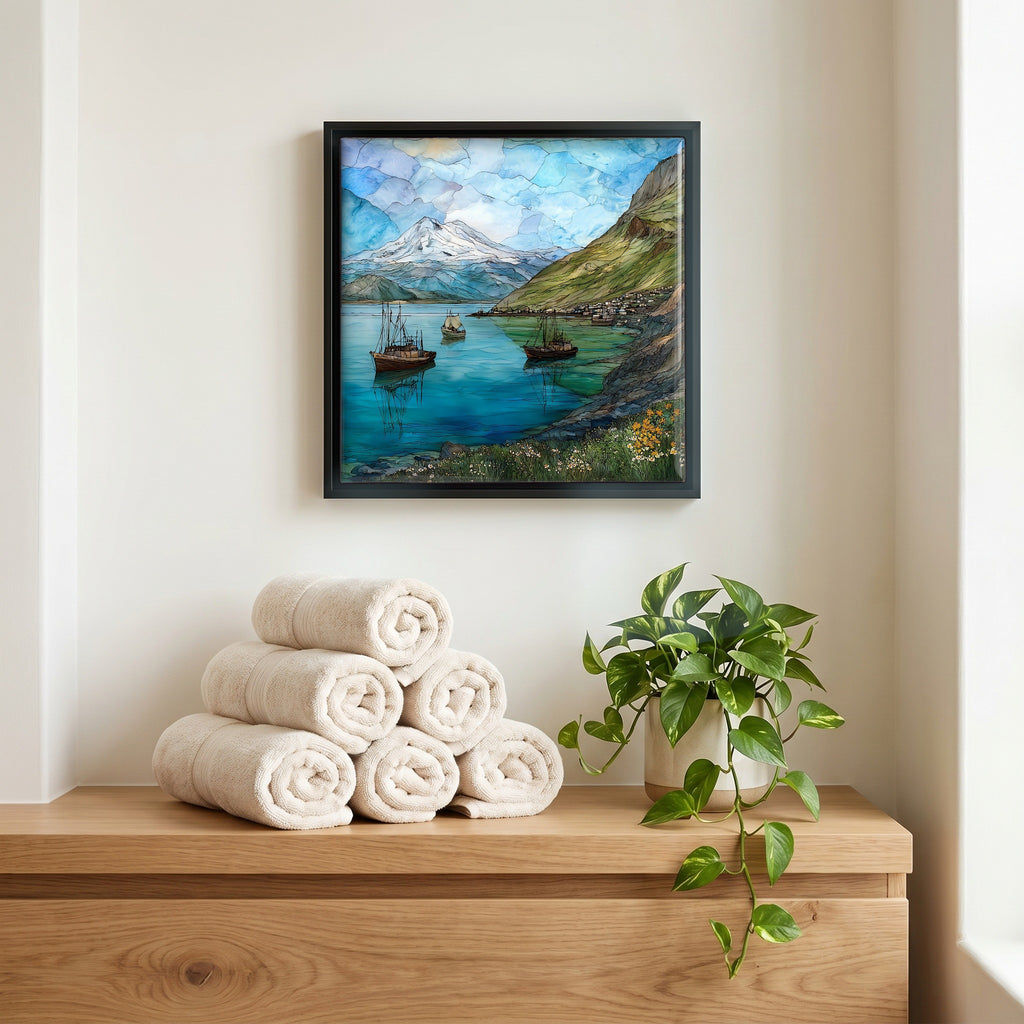 A quiet corner of the bath.