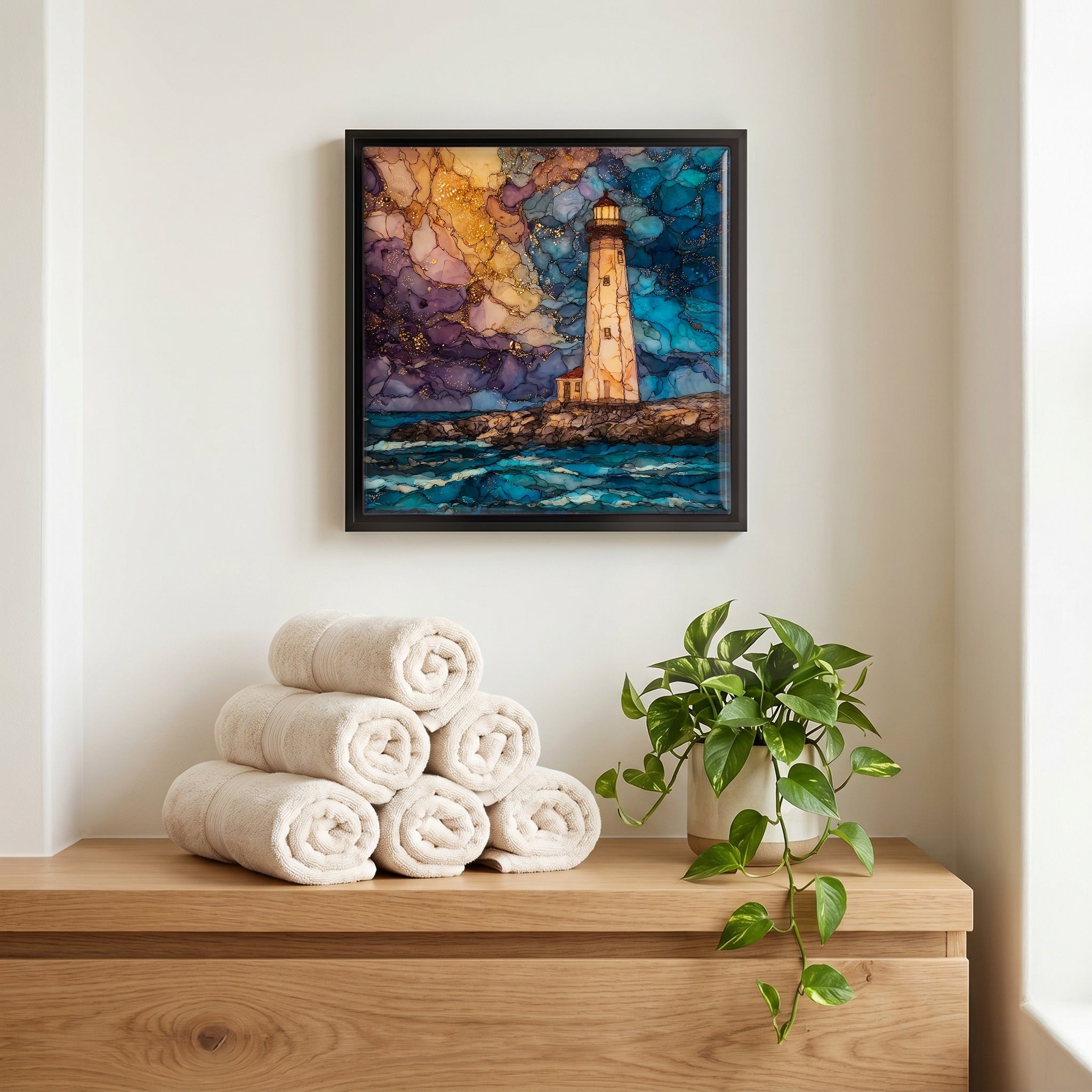 A quiet corner of the bath.