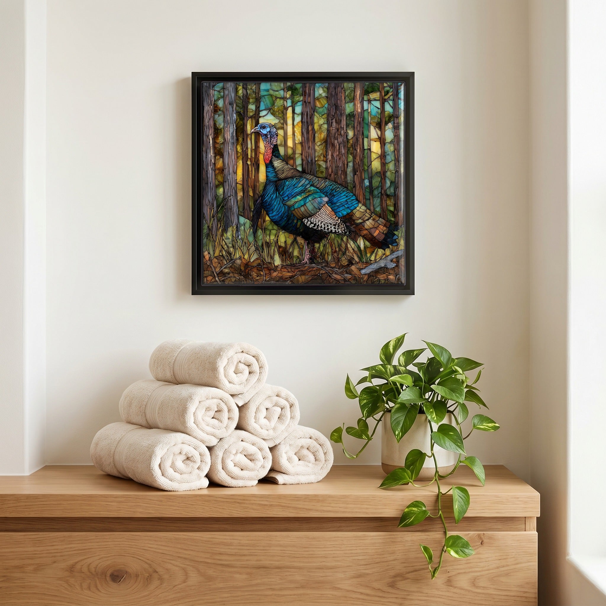 A quiet corner of the bath.