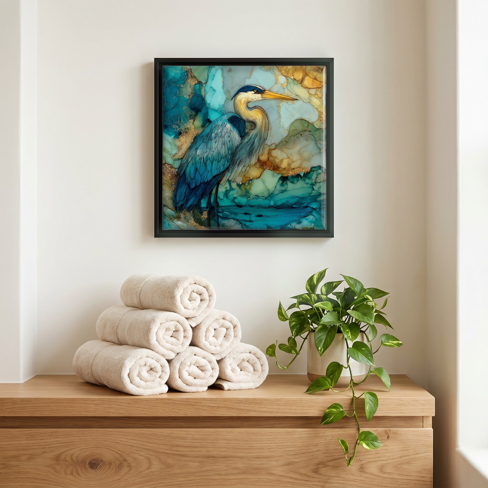 A quiet corner of the bath.