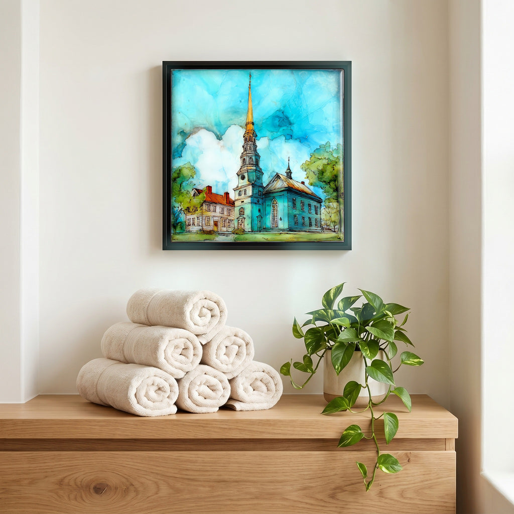 A quiet corner of the bath.