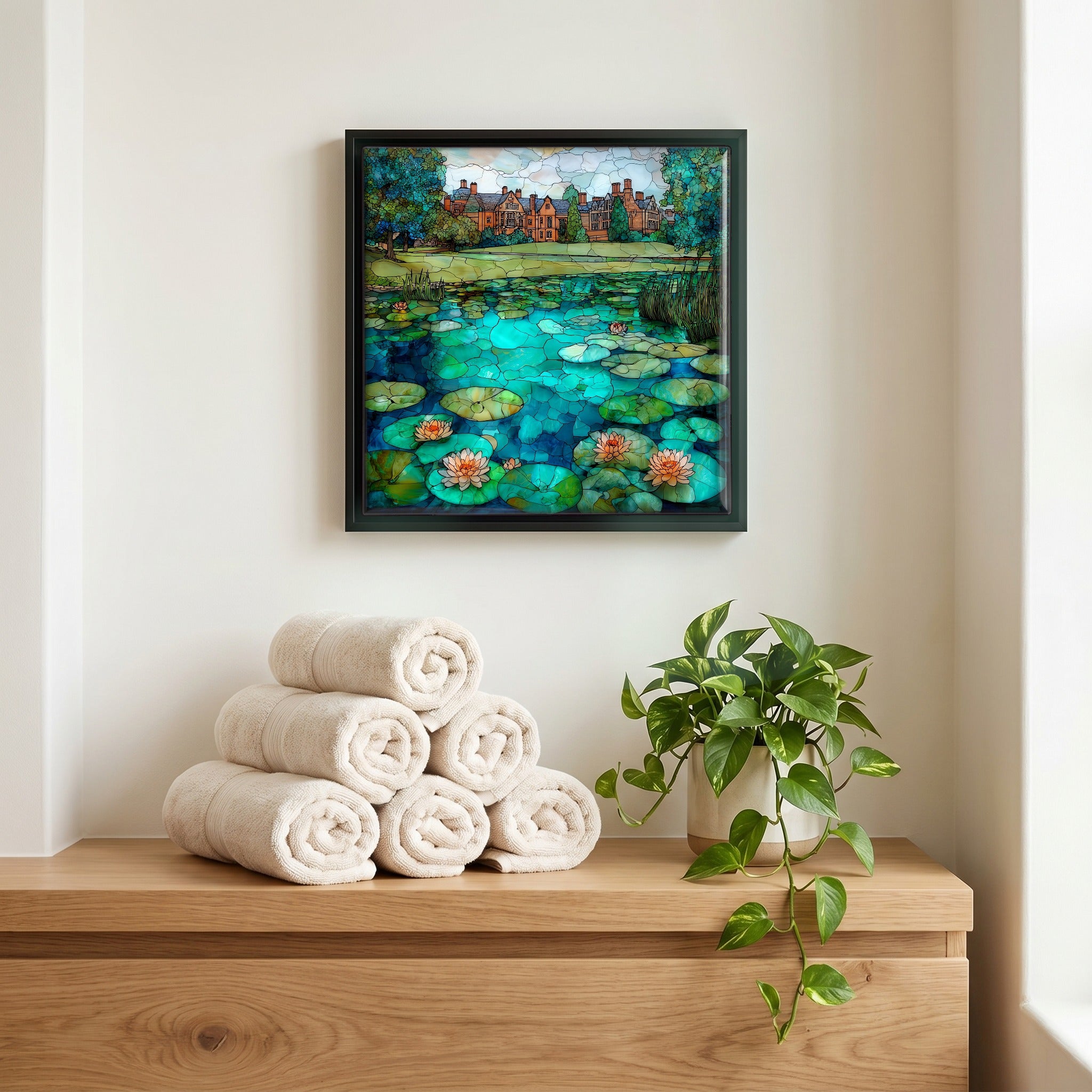 A quiet corner of the bath.