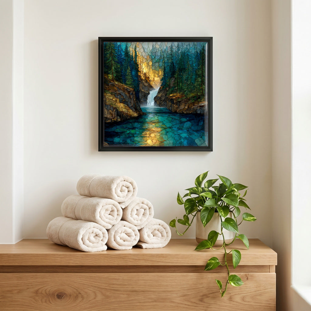 A quiet corner of the bath.