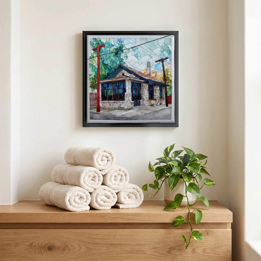 A quiet corner of the bath.