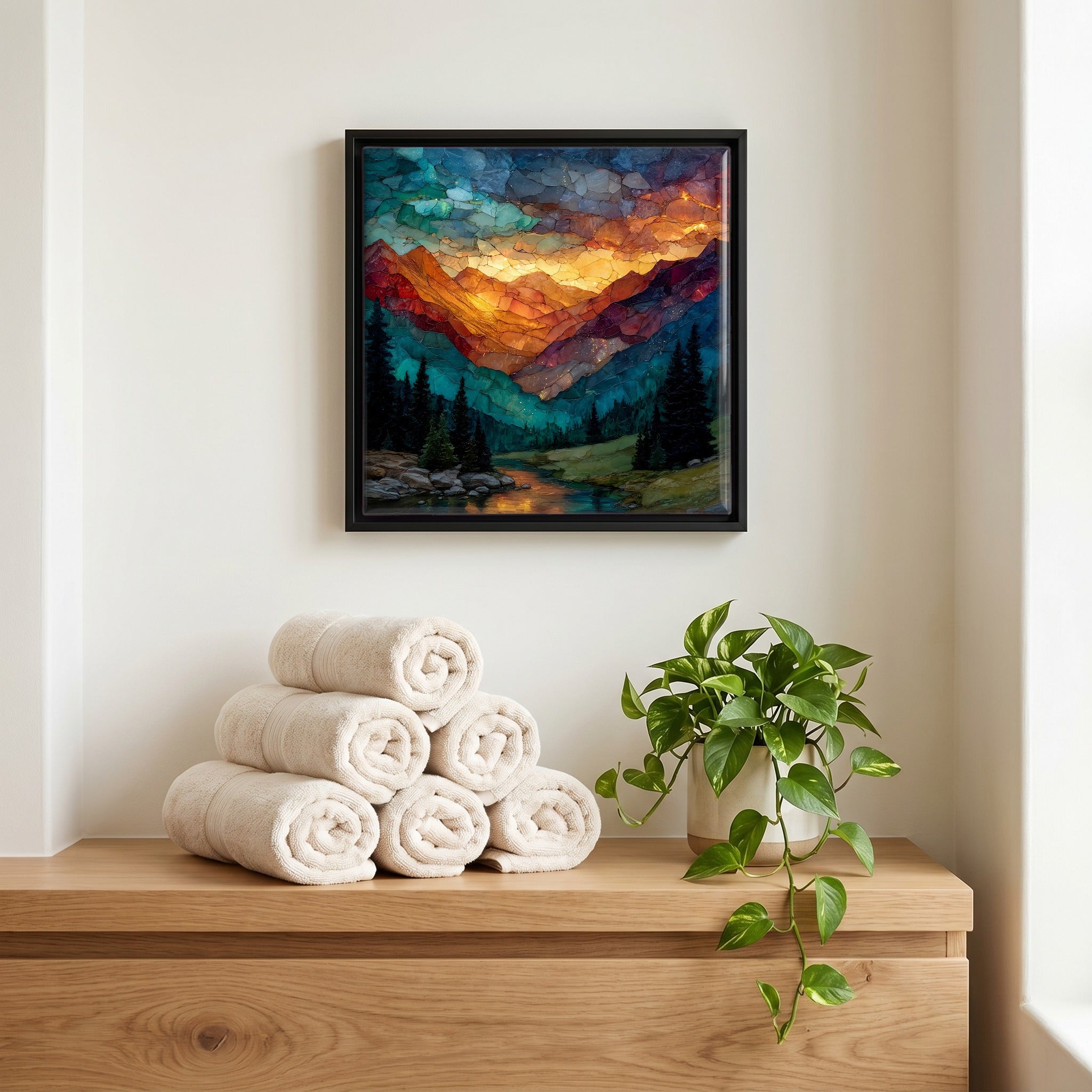 A quiet corner of the bath.