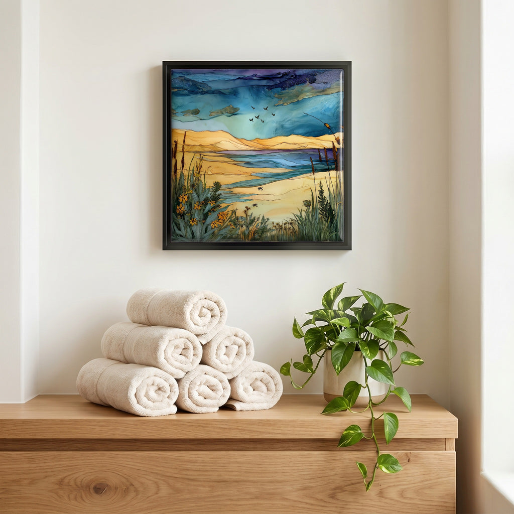 A quiet corner of the bath.