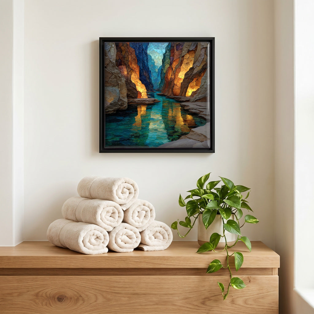 A quiet corner of the bath.