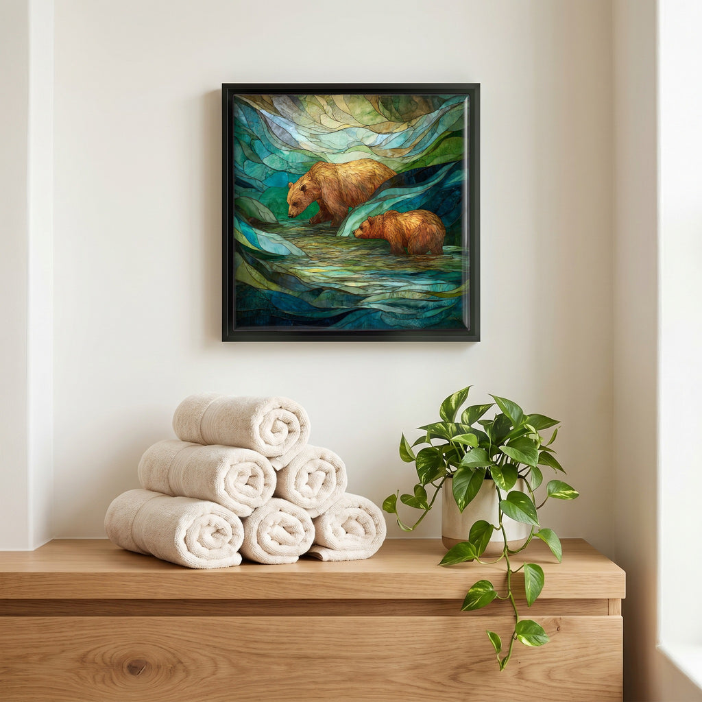A quiet corner of the bath.