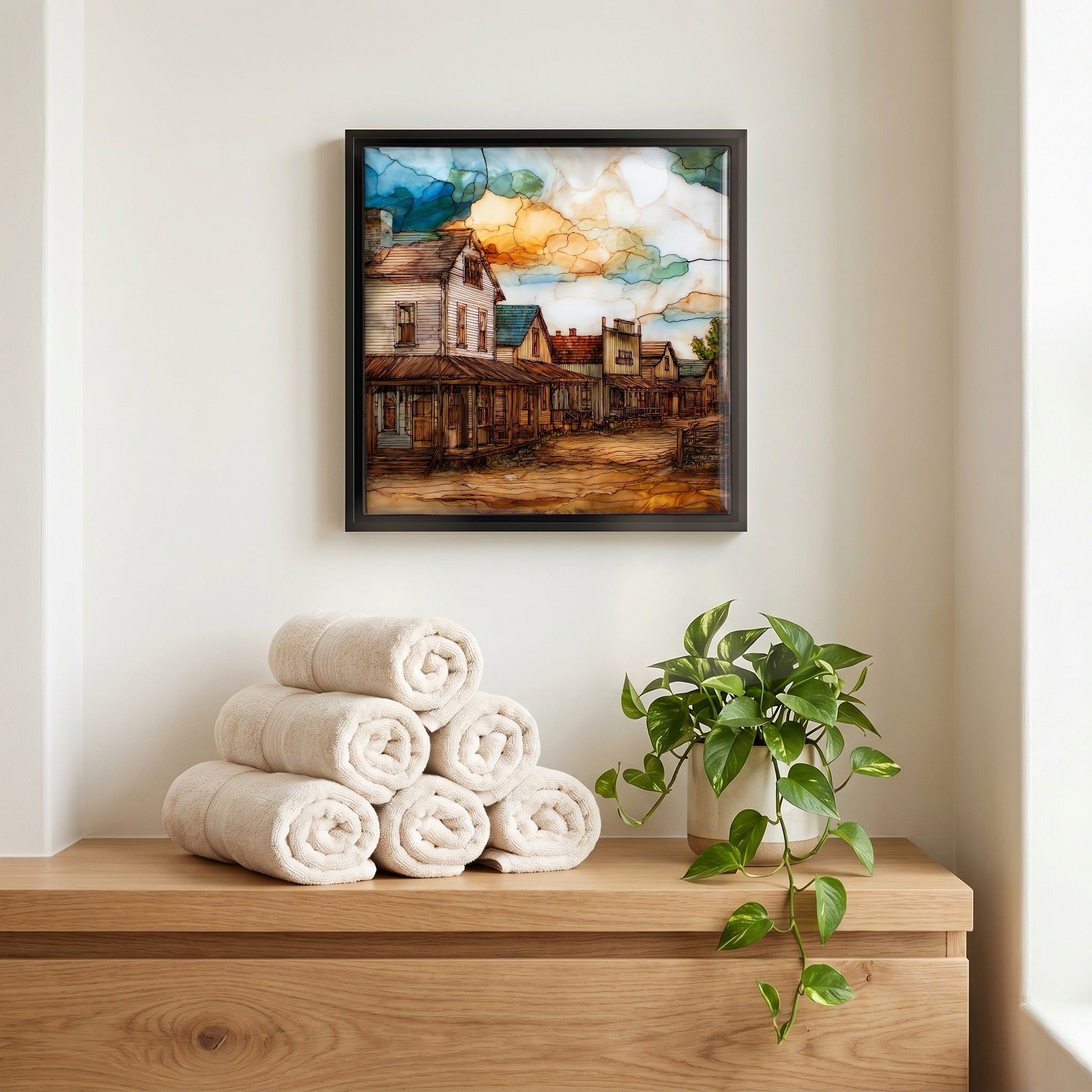 A quiet corner of the bath.