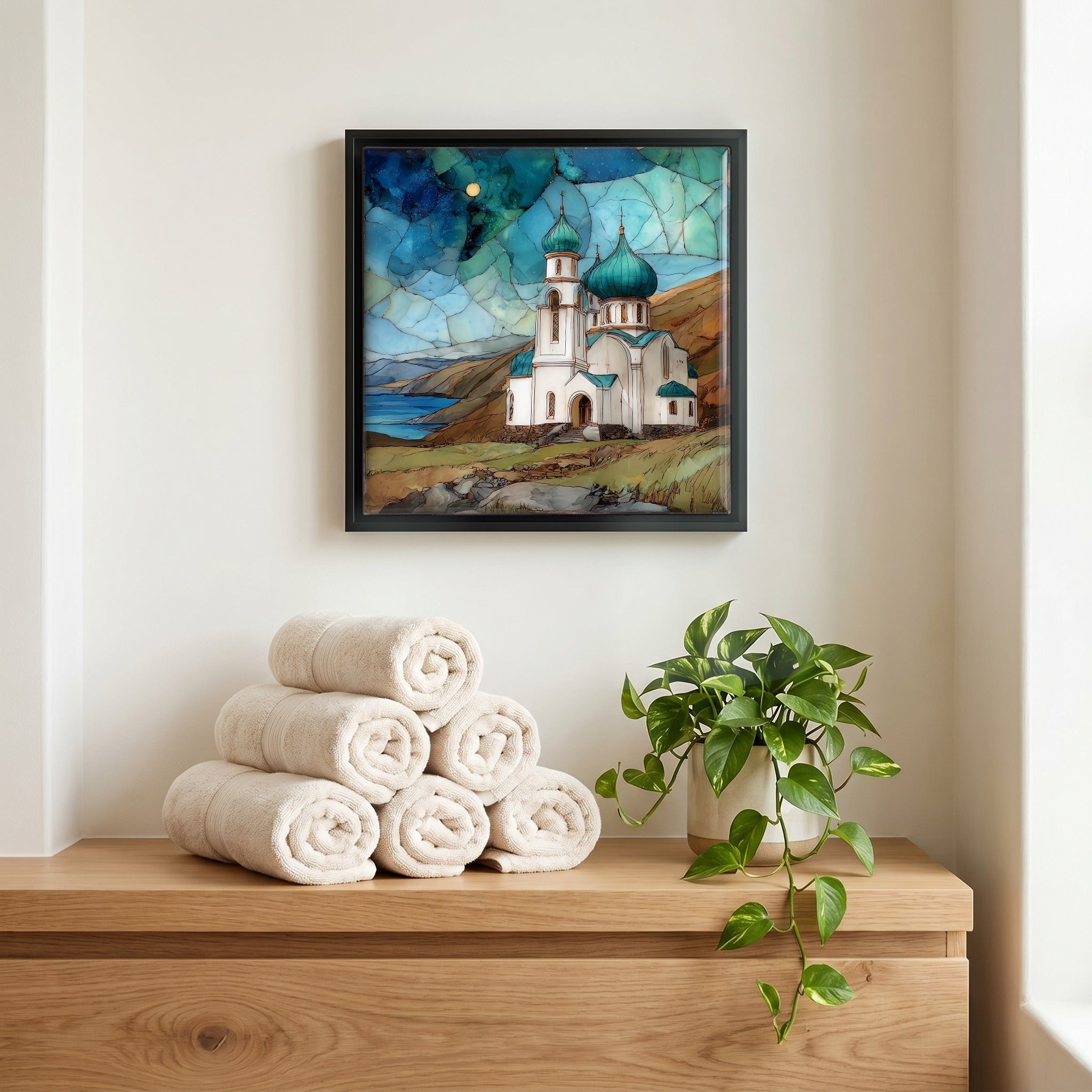 A quiet corner of the bath.