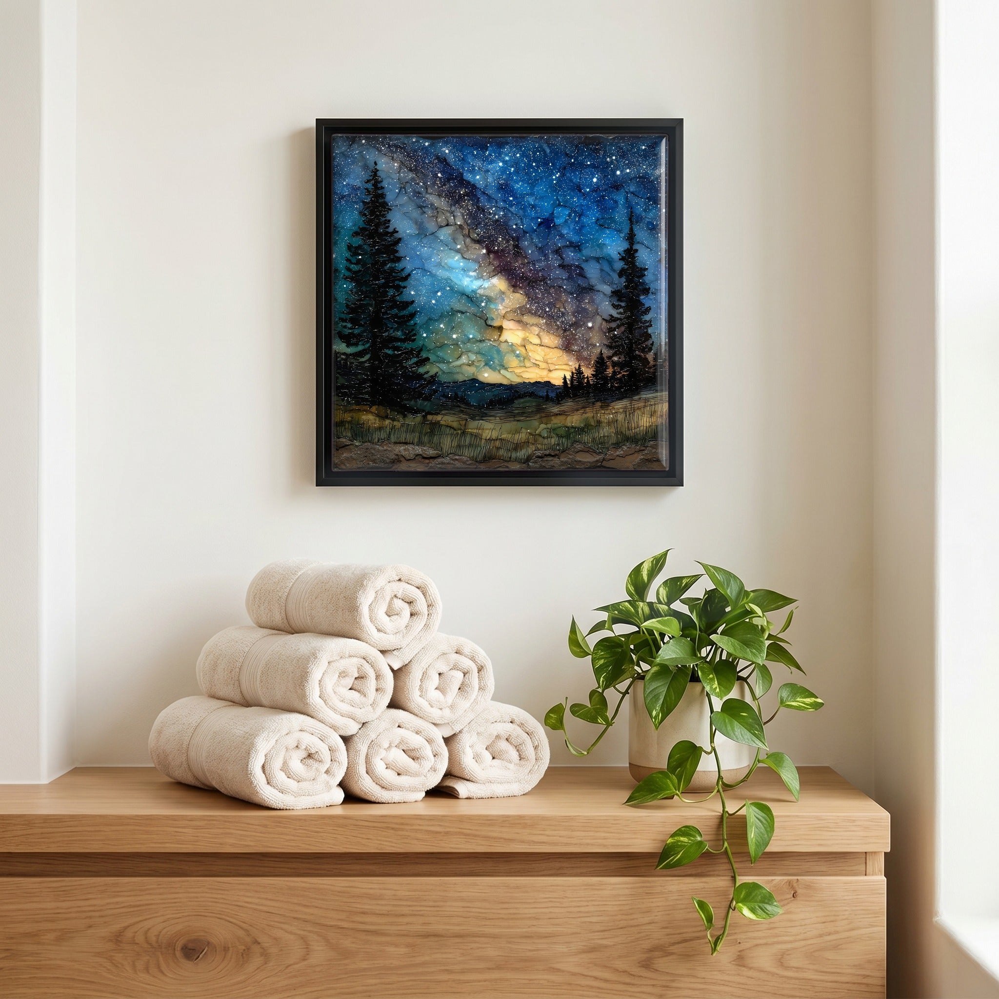 A quiet corner of the bath.