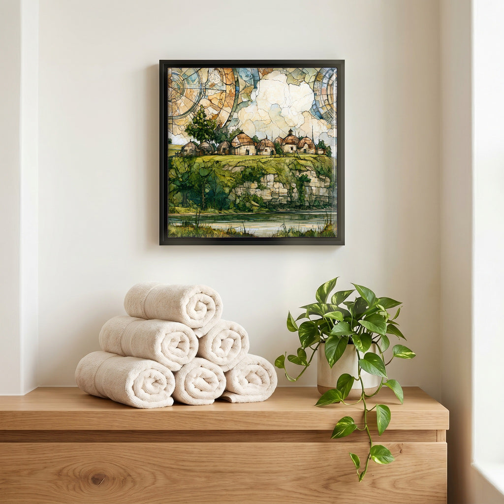 A quiet corner of the bath.