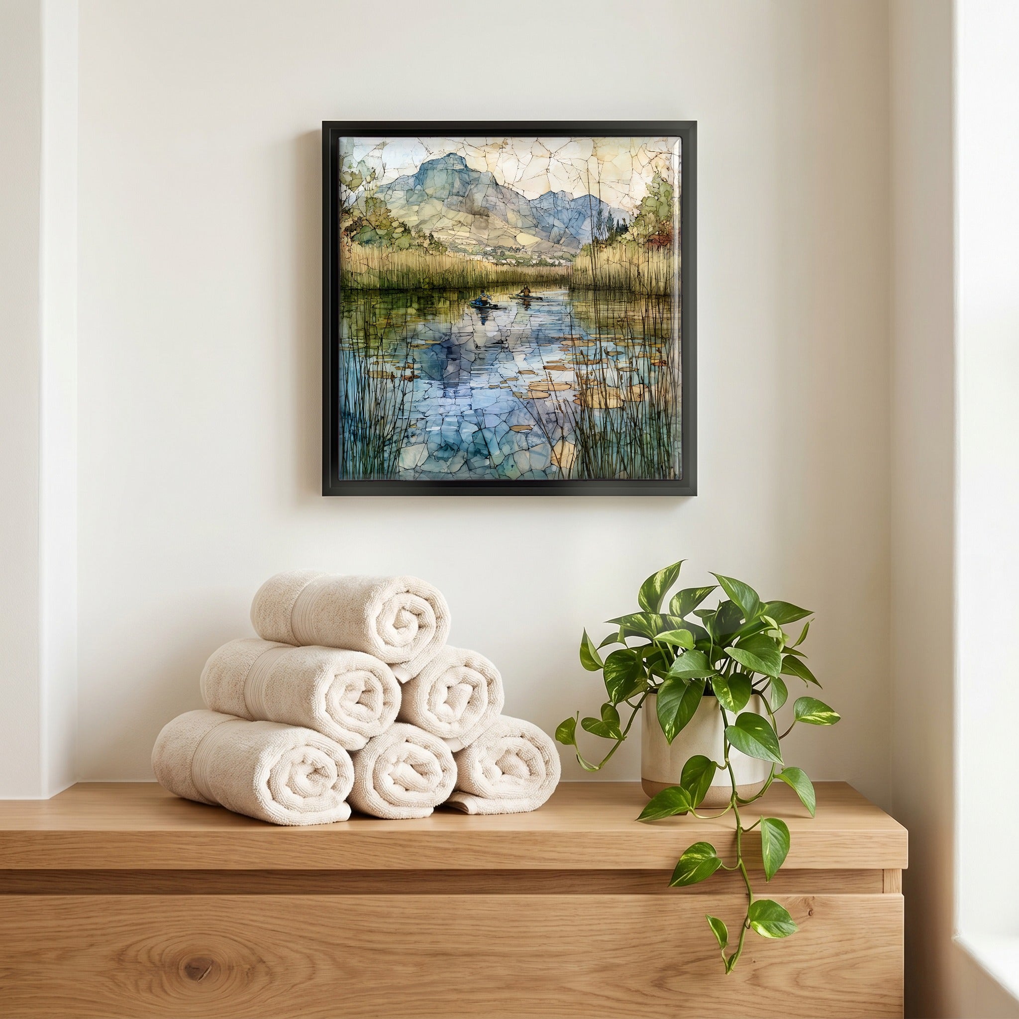 A quiet corner of the bath.