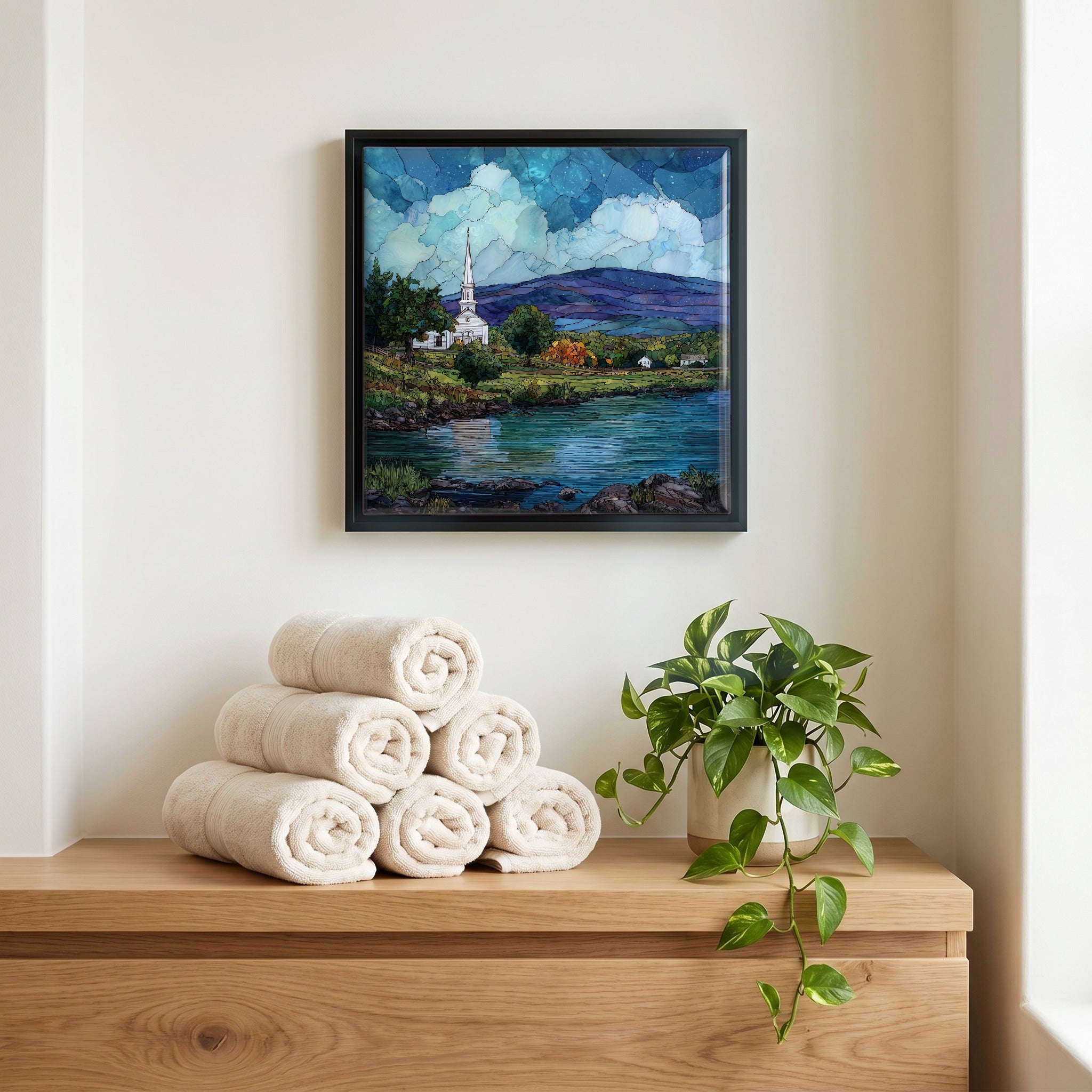 A quiet corner of the bath.