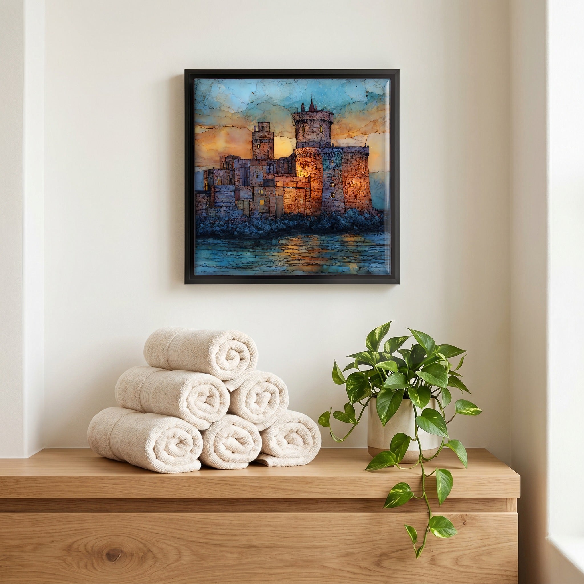 A quiet corner of the bath.