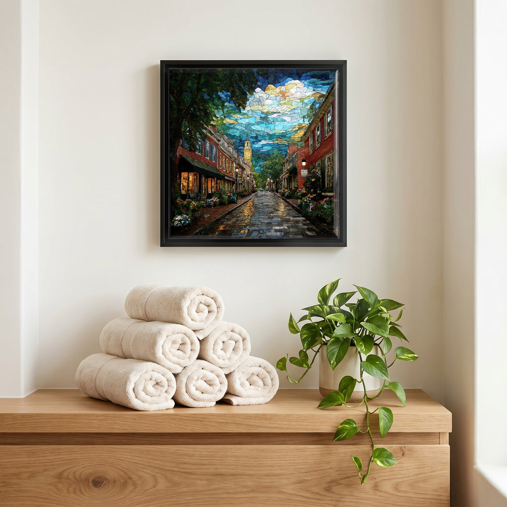 A quiet corner of the bath.