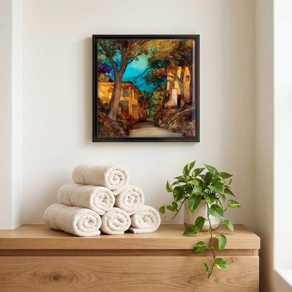 A quiet corner of the bath.