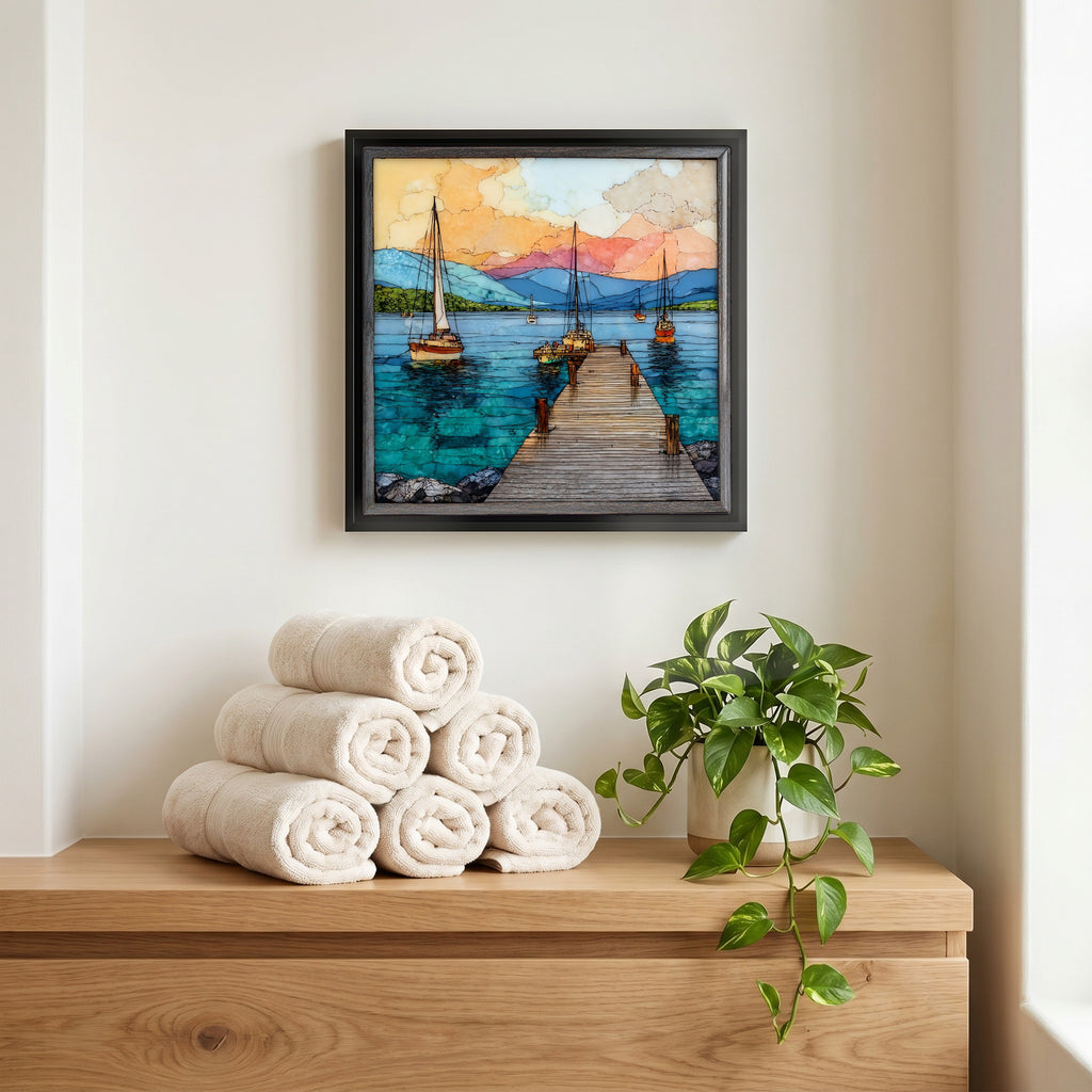 A quiet corner of the bath.