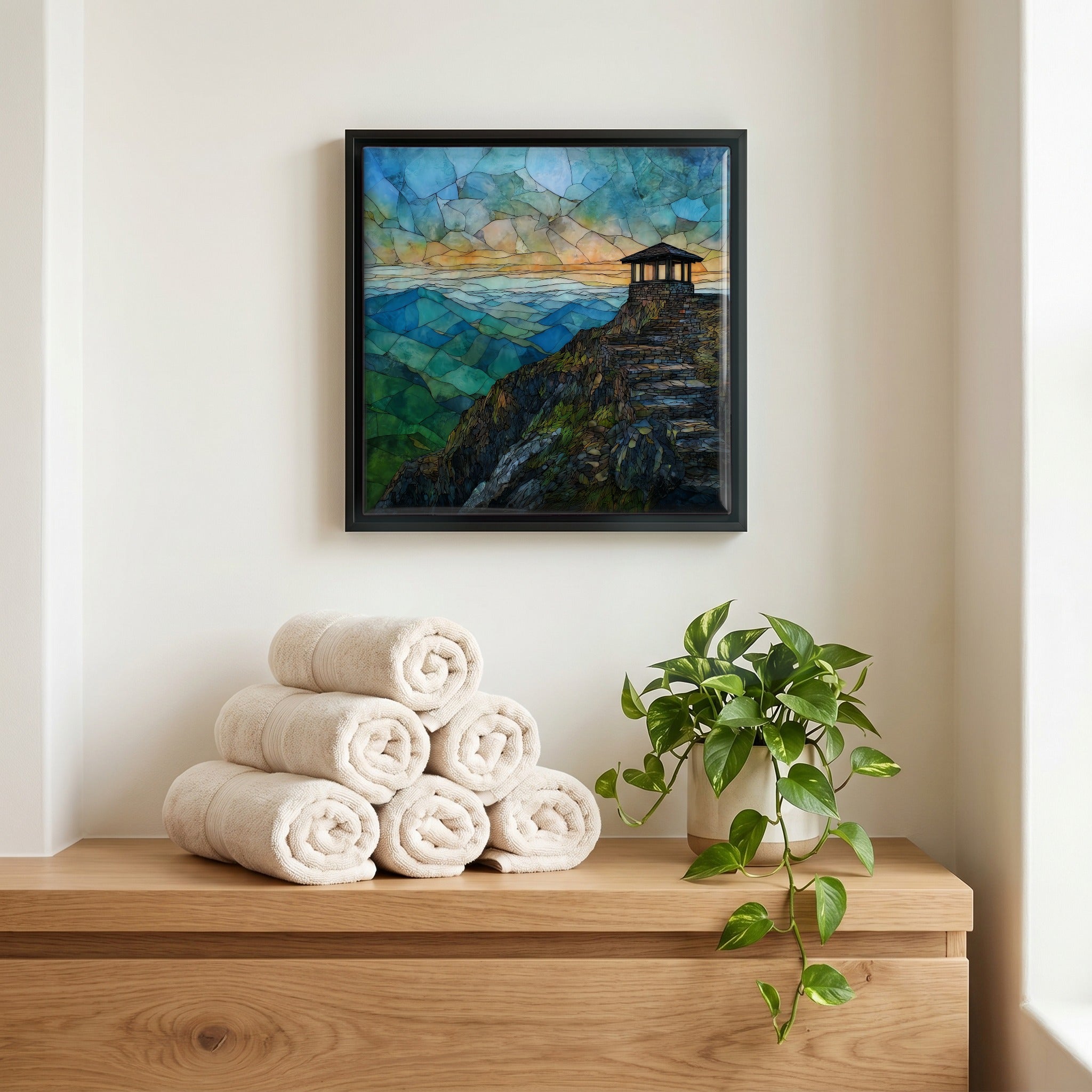 A quiet corner of the bath.