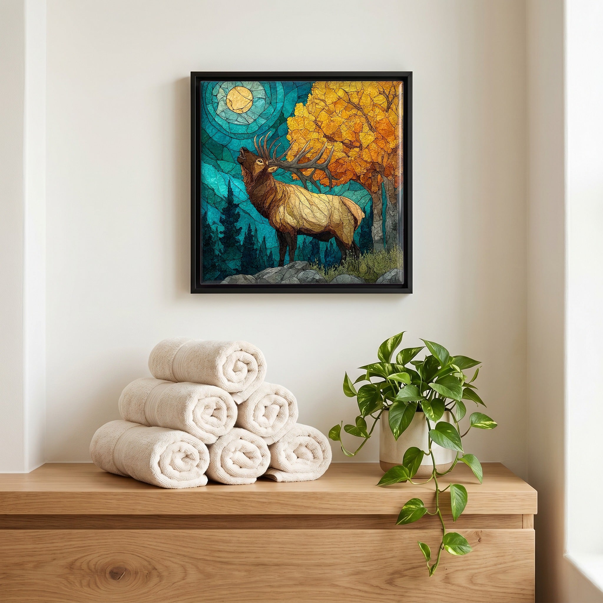 A quiet corner of the bath.