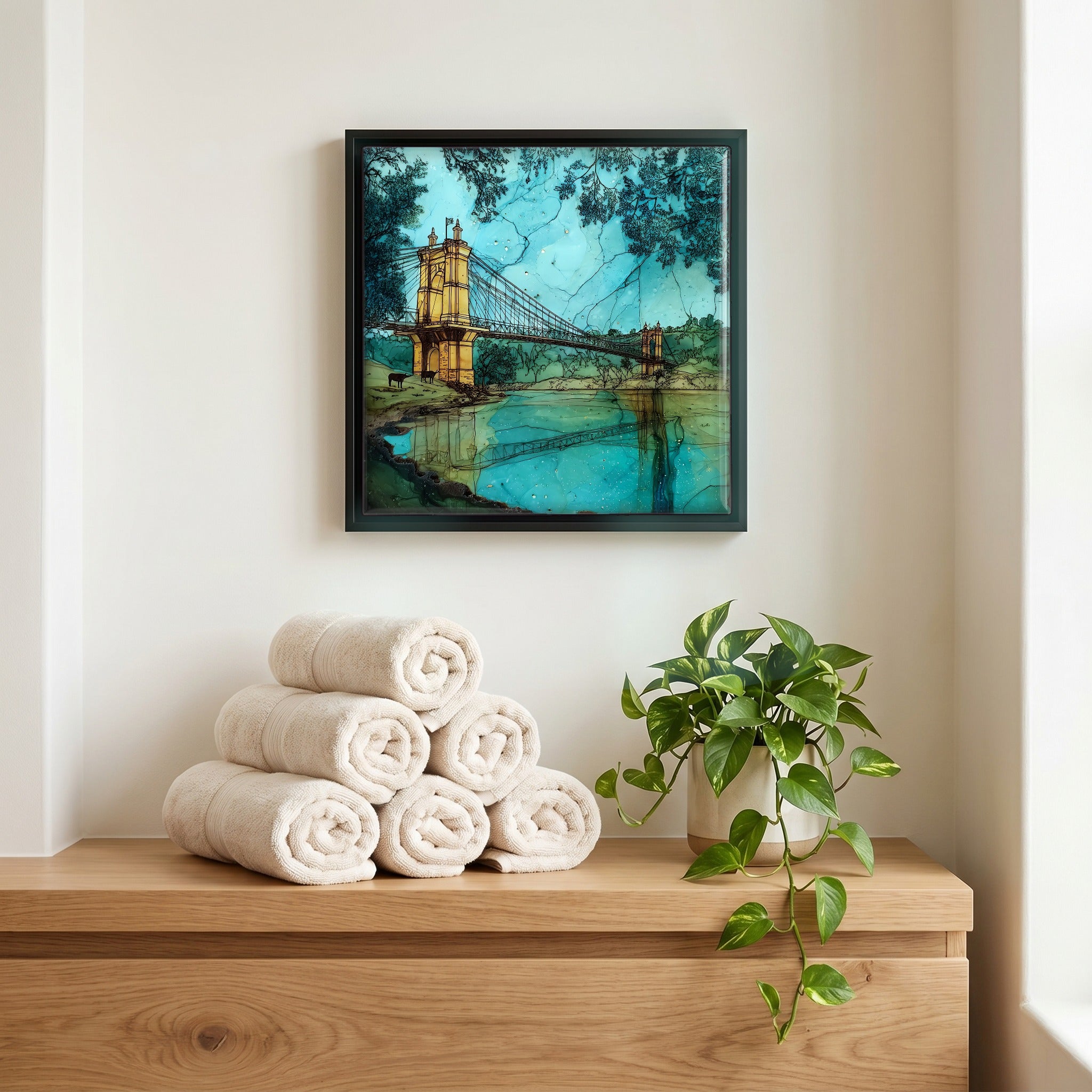 A quiet corner of the bath.