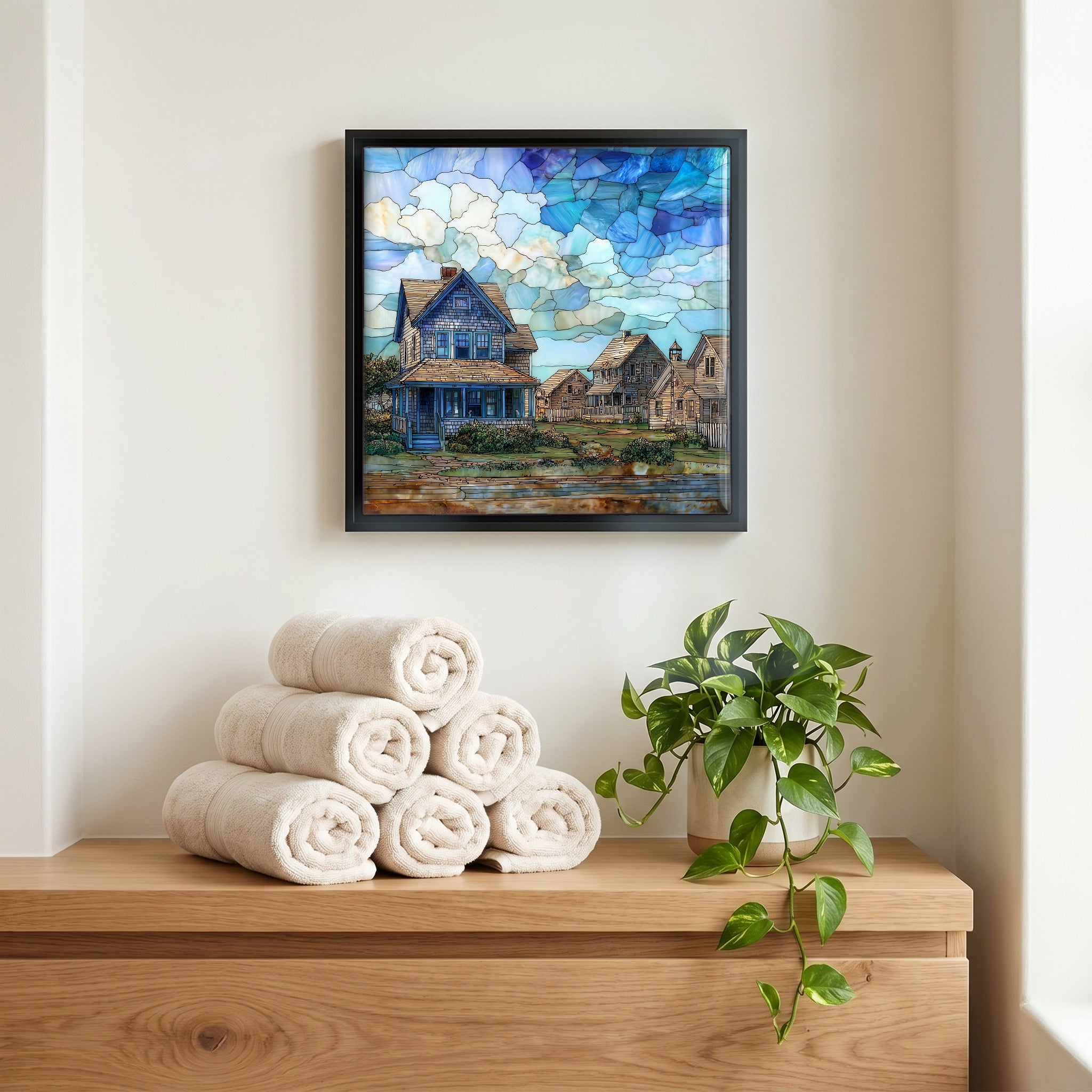 A quiet corner of the bath.
