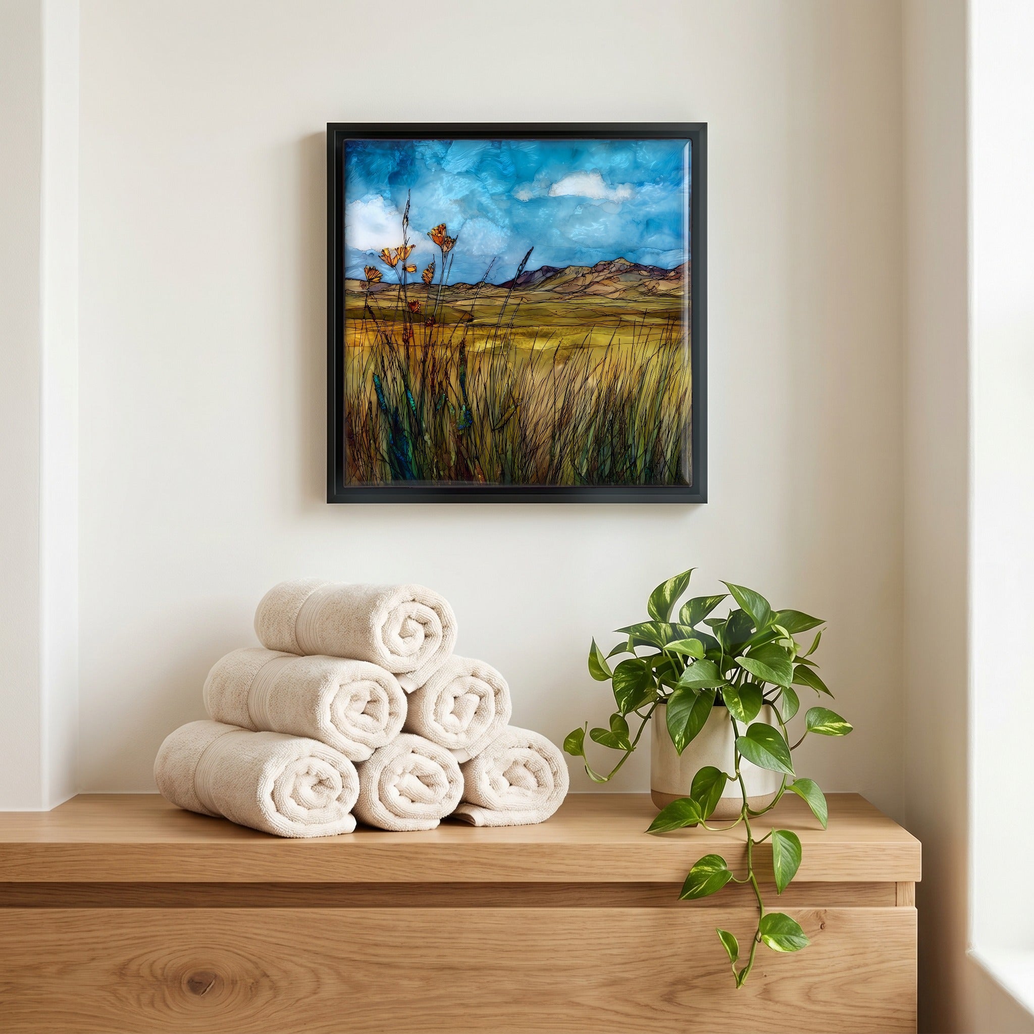 A quiet corner of the bath.