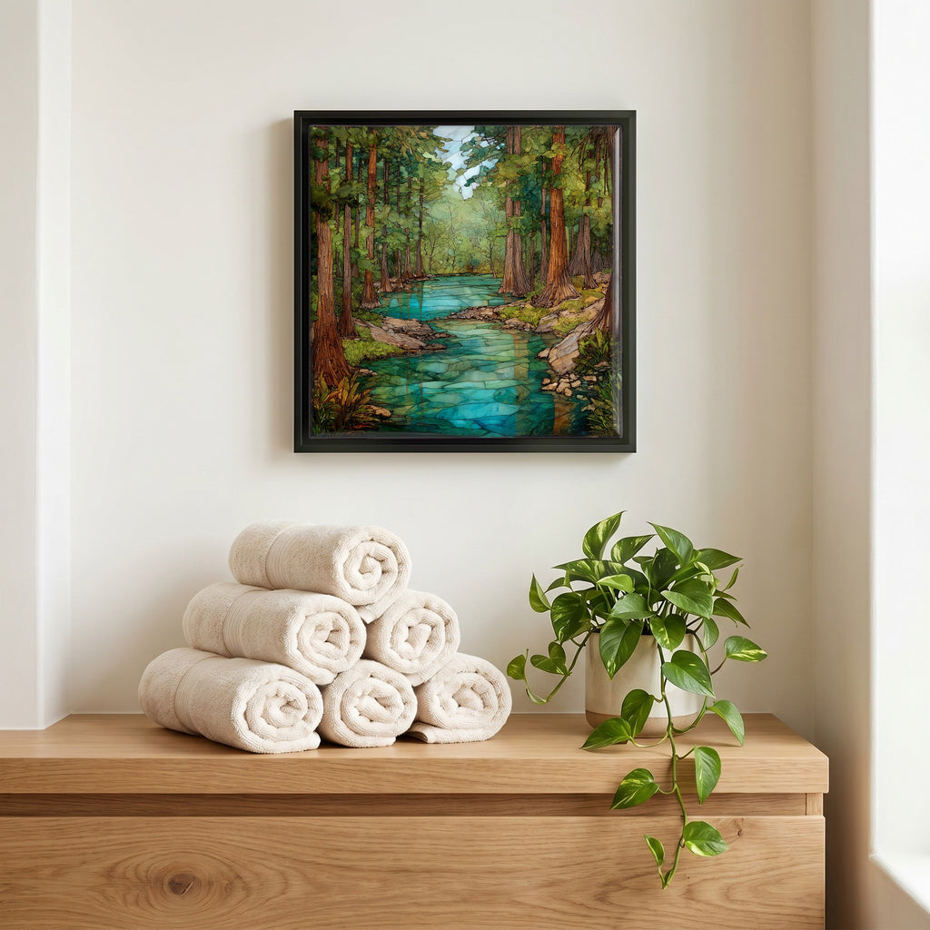 A quiet corner of the bath.