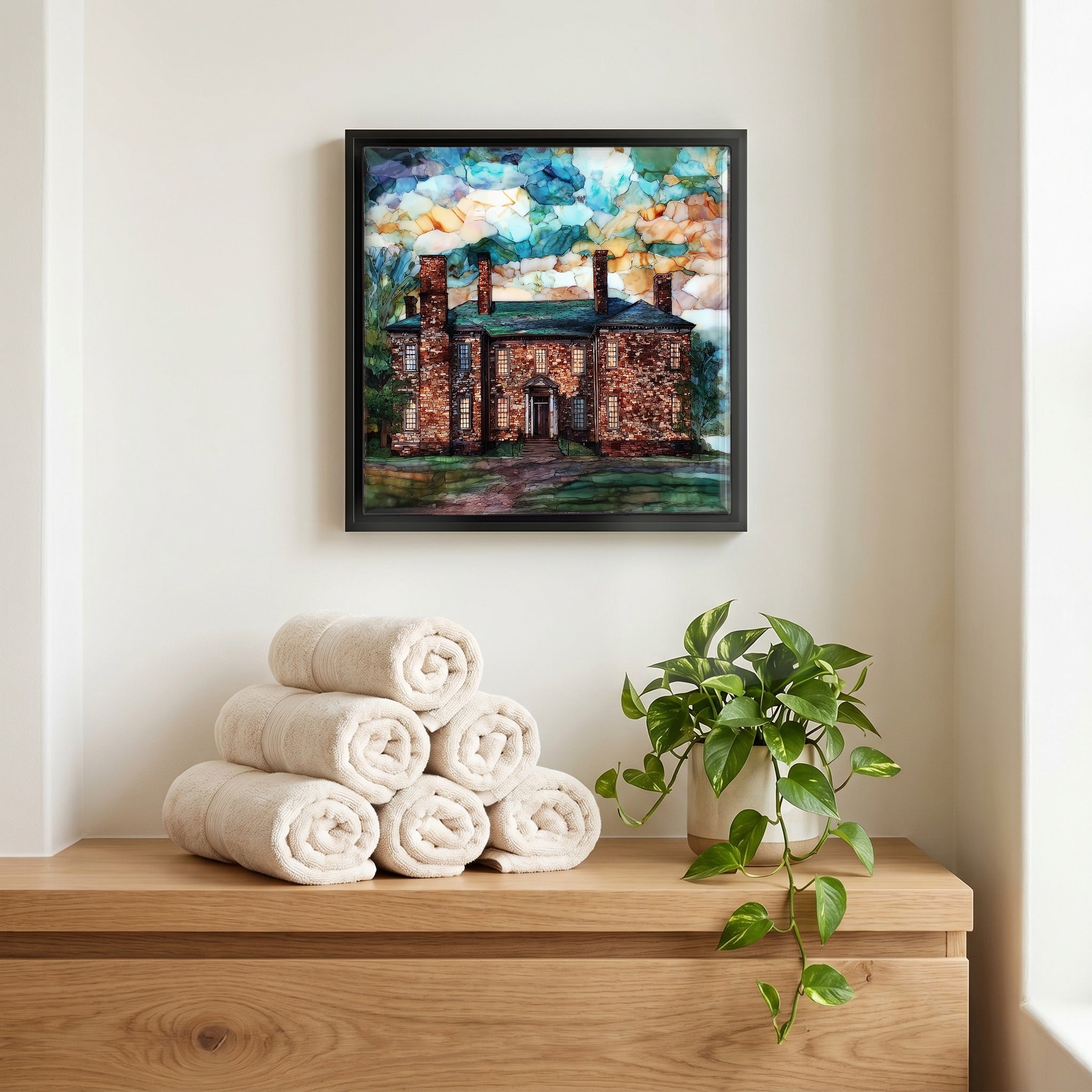 A quiet corner of the bath.